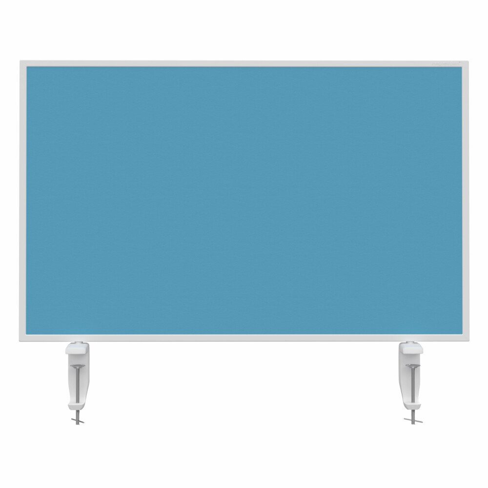 Trennwandplatten Tischtrennwand VarioPin - 80x50cm - und Filz-Oberfläche.