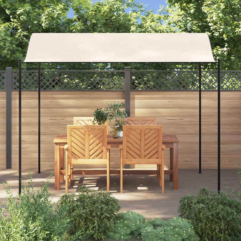 vidaXL Partyzelt Pavillon Stoff Cremeweiß günstig online kaufen