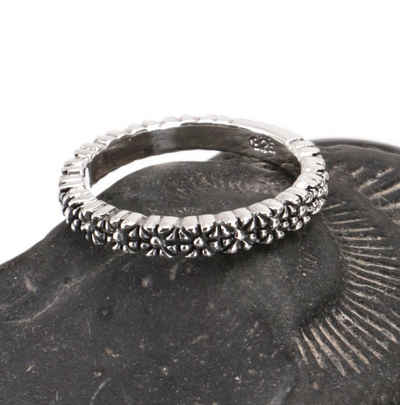 Guru-Shop Silberring Silberring, Boho Style Ethno Ring - Modell 19