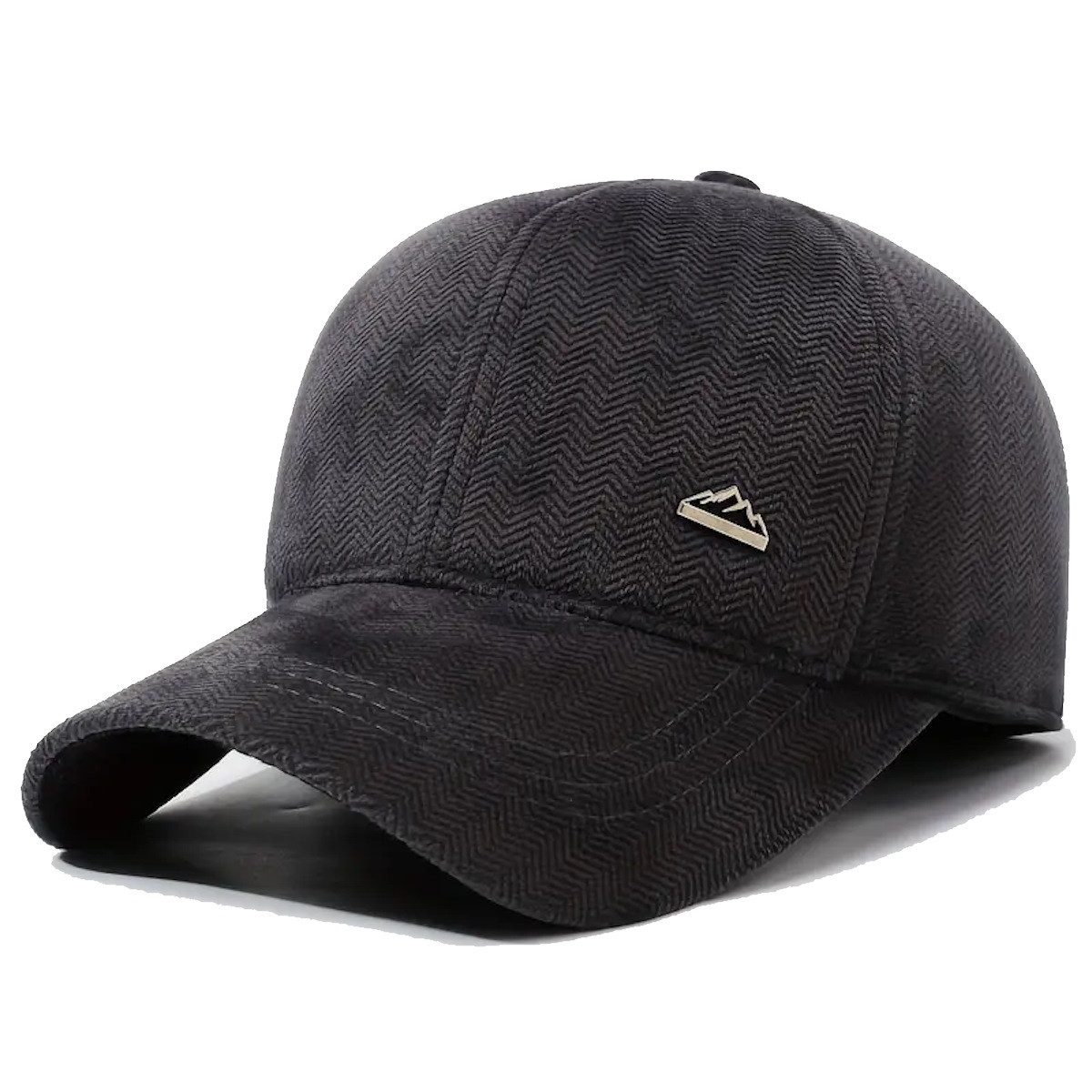 Baseball Cap Wintercap mit Ohrenklappen Winter Herren Ohrenschutz Baseballcap Cap