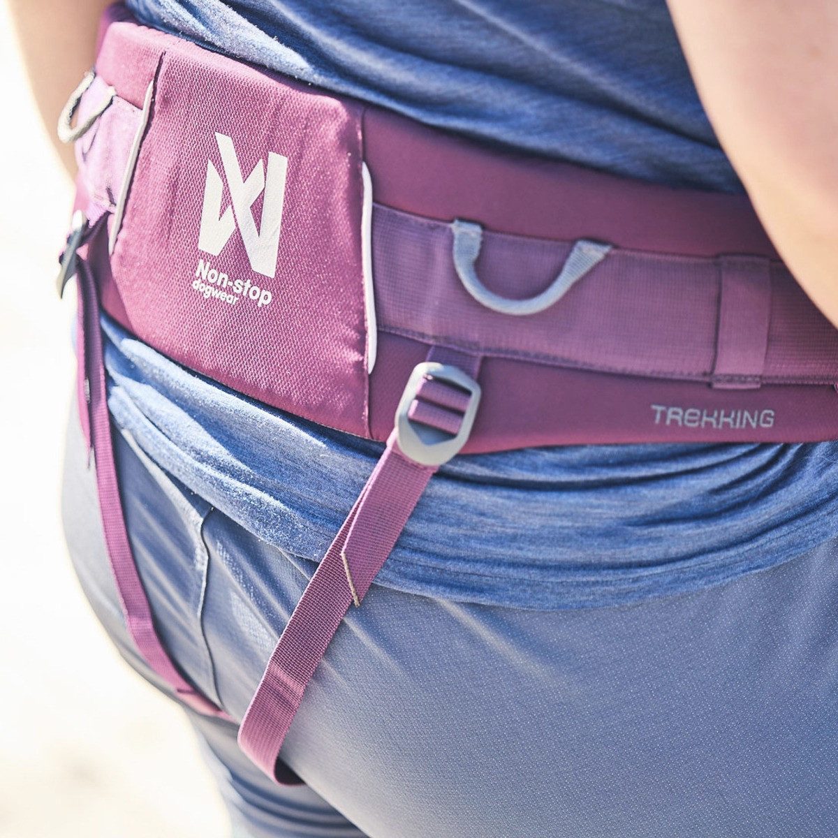 Non-stop dogwear Gürteltasche Laufgurt Trekking Belt 2.0 lila