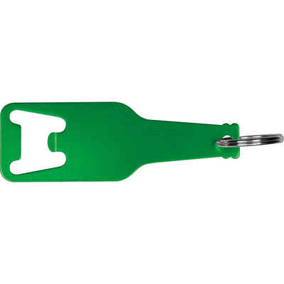Livepac Office Flaschenöffner Flaschenöffner aus recyceltem Aluminim / Farbe: grün