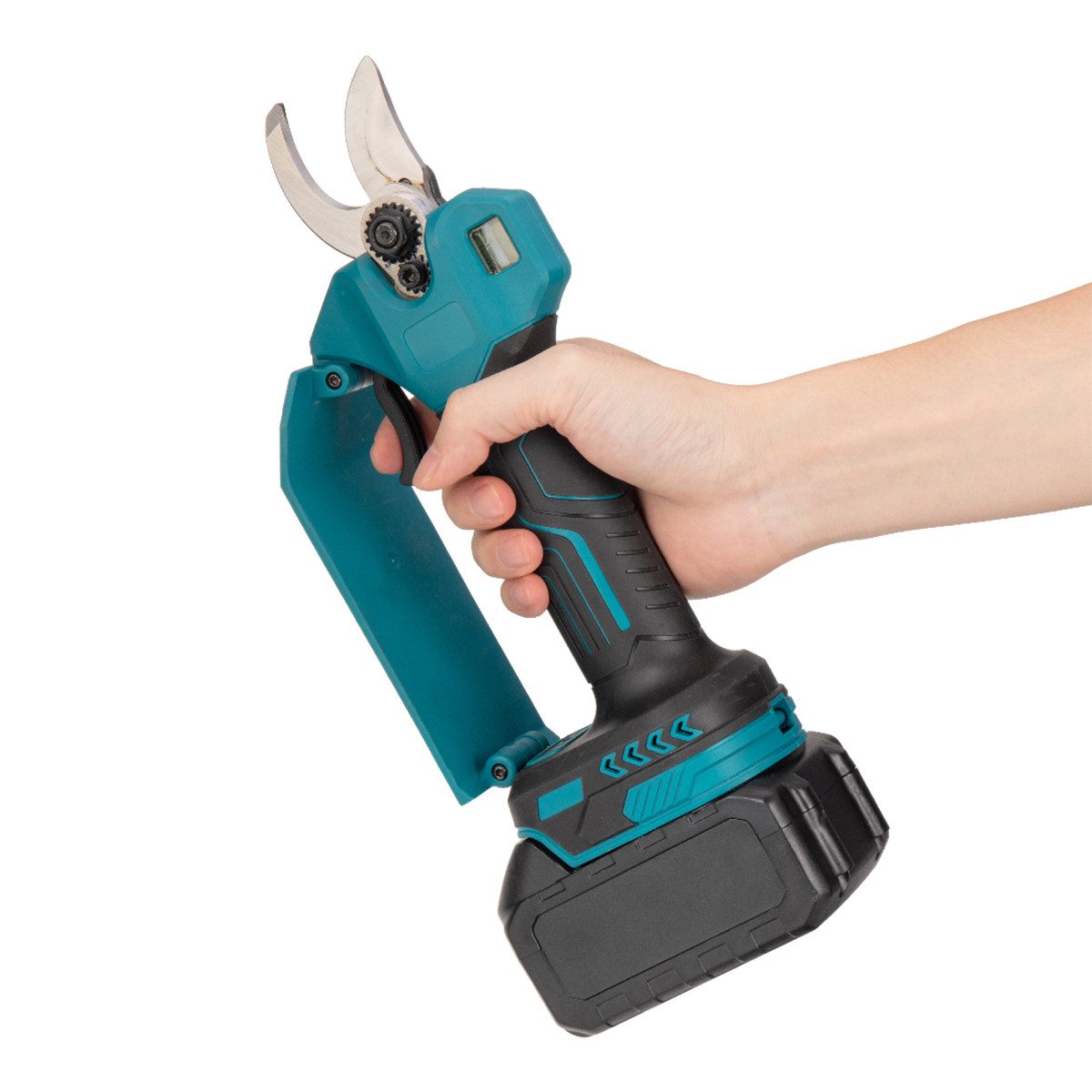 Insma Akku-Astschere 800W Elektrische Gartenschere, Ø35mm Schnittdurchmesser Kabellose Gartenschere mit 2 Akkus 3,0 Ah Set – Bild 5 von 5
