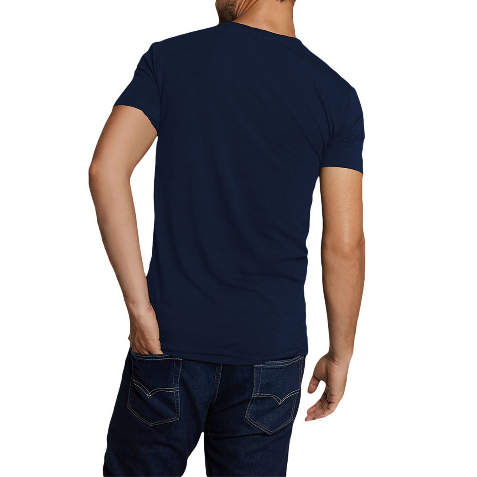 Bamboo basics T-Shirt Herren T-Shirt 4er Pack Viskose VELO (Packung, 4er Pack)
