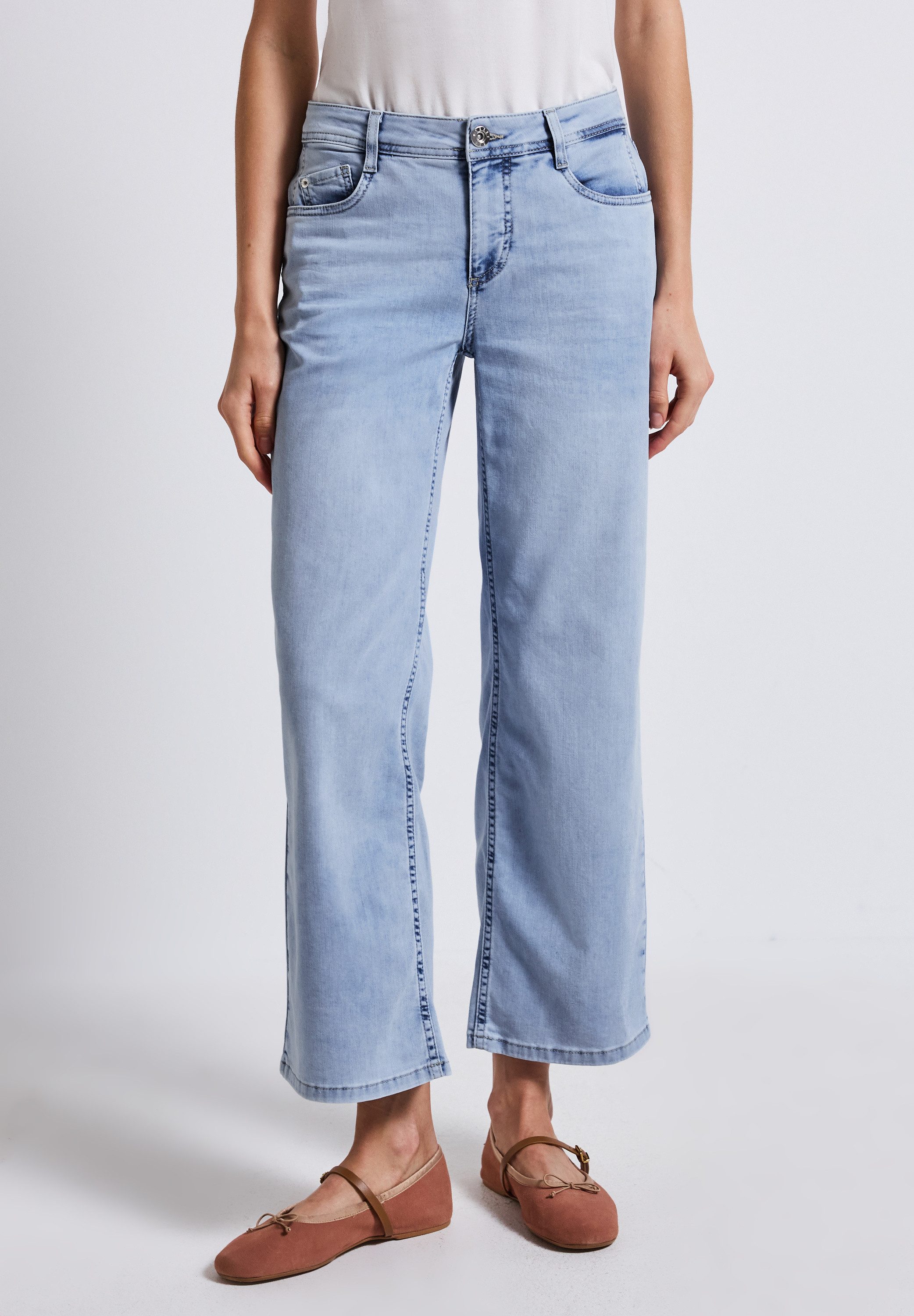 STREET ONE Comfort-fit-Jeans Middle Waist günstig online kaufen
