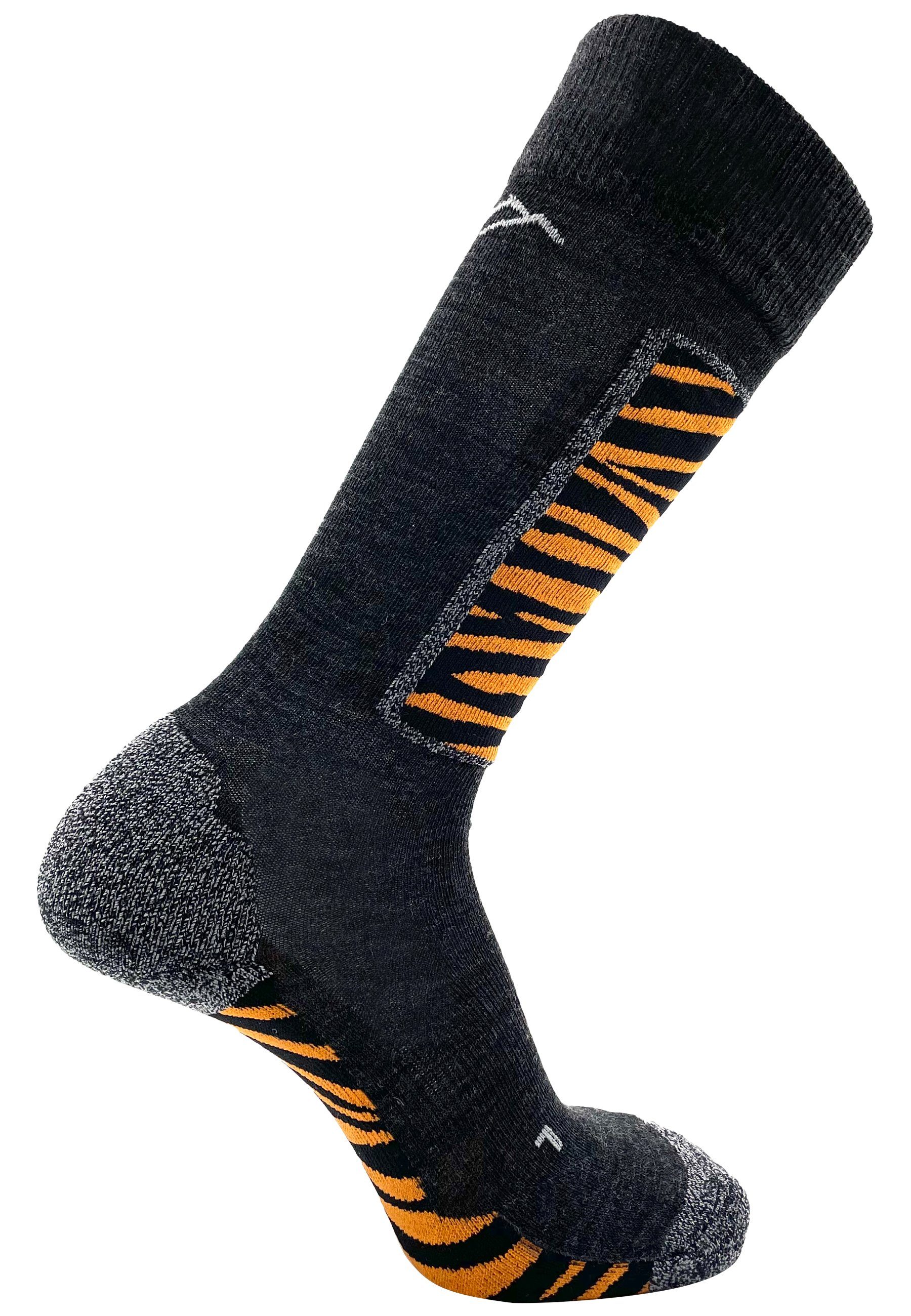 Merino Wolle, Damen und Fahrenberg DRASSN Herren (1-Paar) Skisocken Schienbein-Pad aus gepolstertes Tiger abriebfestes und