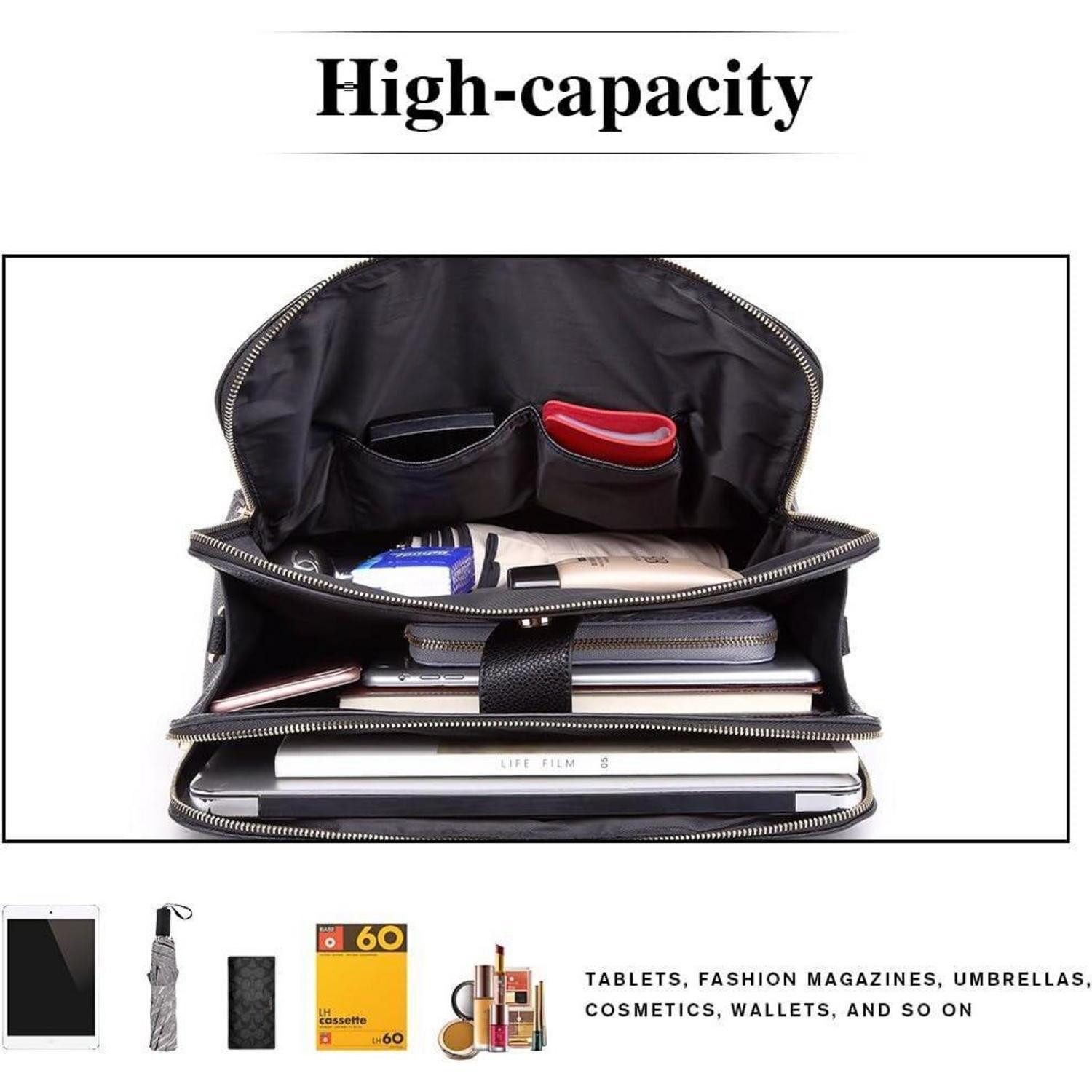 LuxusKollektion Aktentasche Damen Handtasche Laptoptasche Aktentasche Retro Elegant Großformat