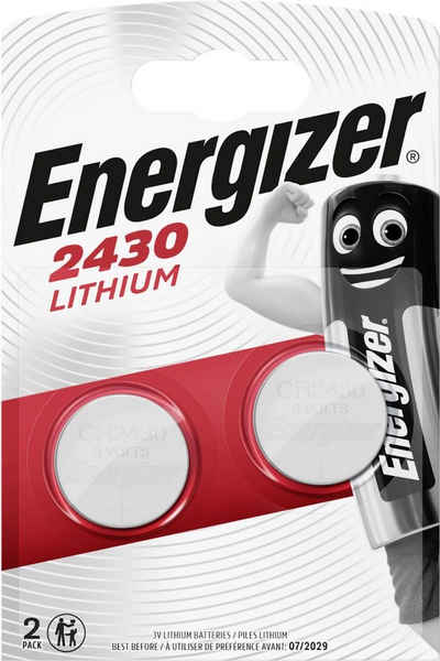 Energizer Energizer Knopfzelle CR 2430 Lithium, 3 V, 2er Knopfzelle