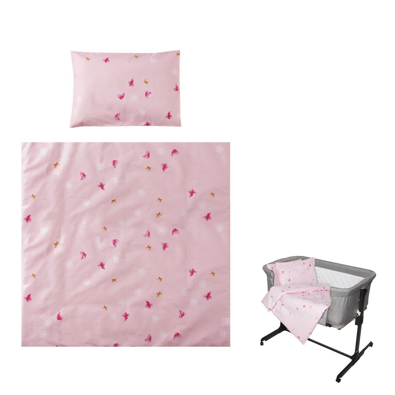 Babybettwäsche Babybettwäsche-Set Eva