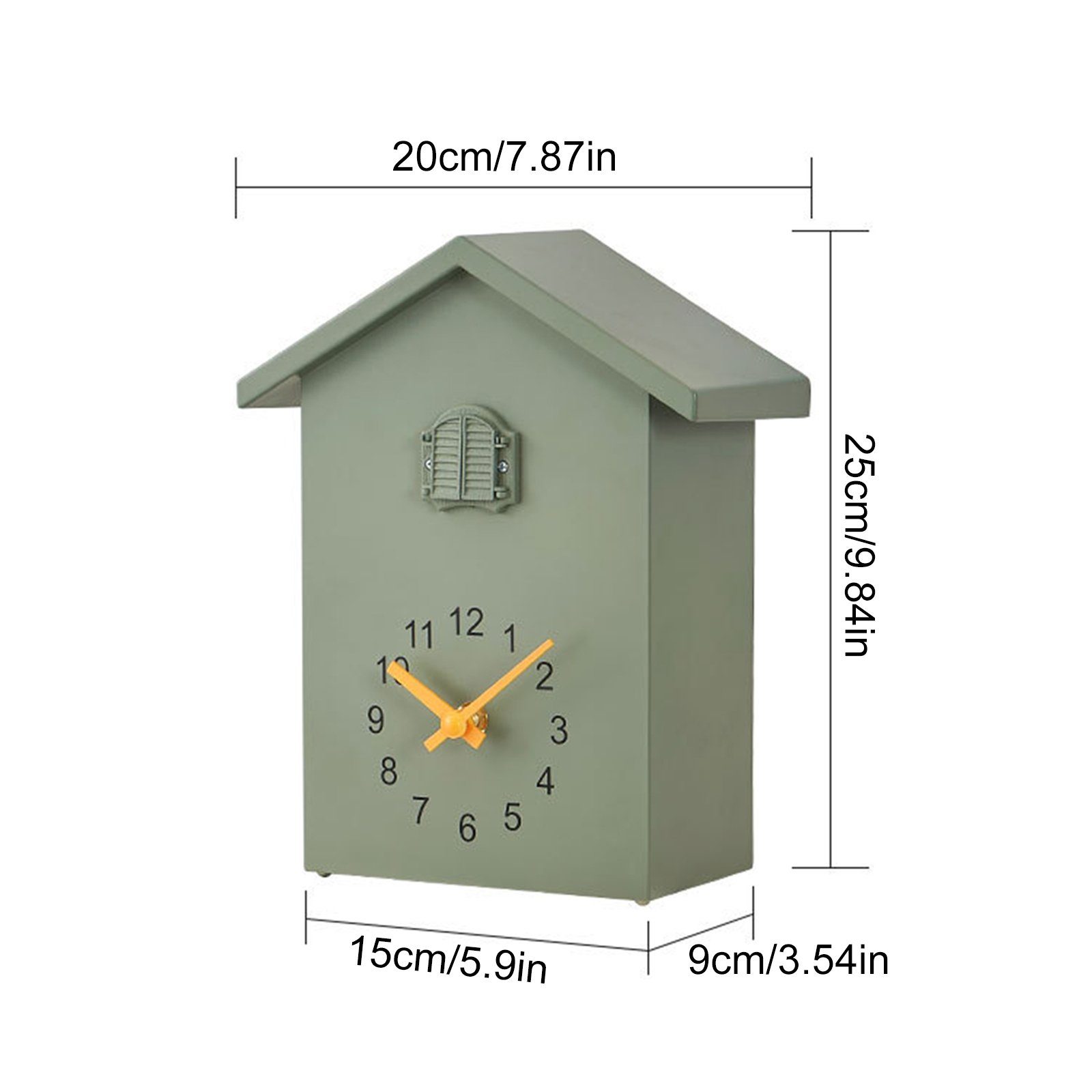TWSOUL Wanduhr Kuckucksuhr im nordischen Stil (Intelligente Zeitmessung) günstig online kaufen