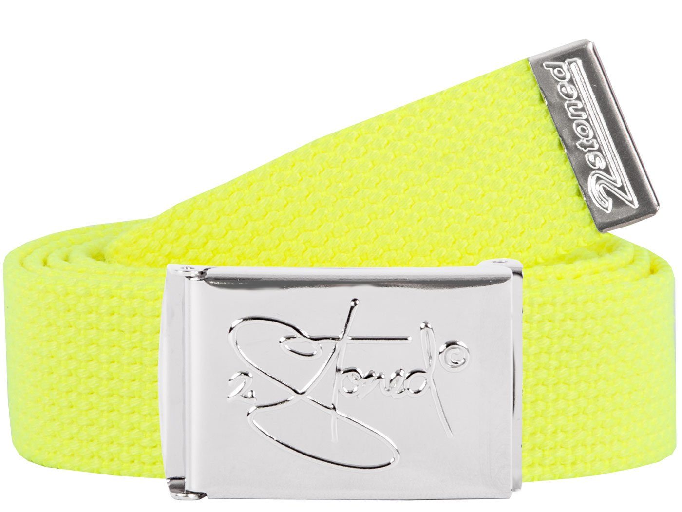 2Stoned Тканеві ремені Зчіпні ремені Unisex, Chromschnalle Classic, 3 cm breit, 120 cm lang individuell kürzbar