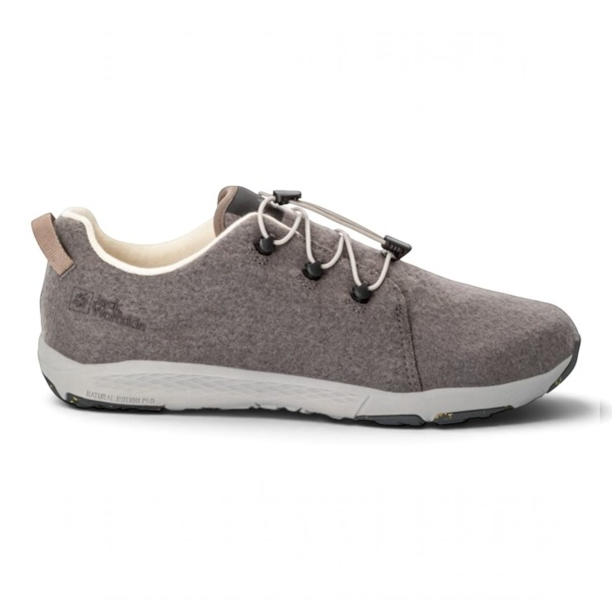Jack Wolfskin Sneaker Spirit Wool Low (leichte, flexible Sohle) braun Herren Wanderschuh