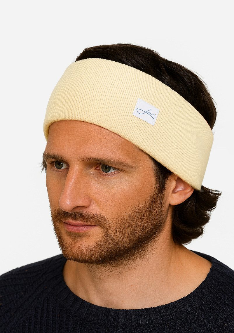 Lou-i Stirnband Stirnband aus Schurwolle Made in Germany mulesingfreie Merinowolle