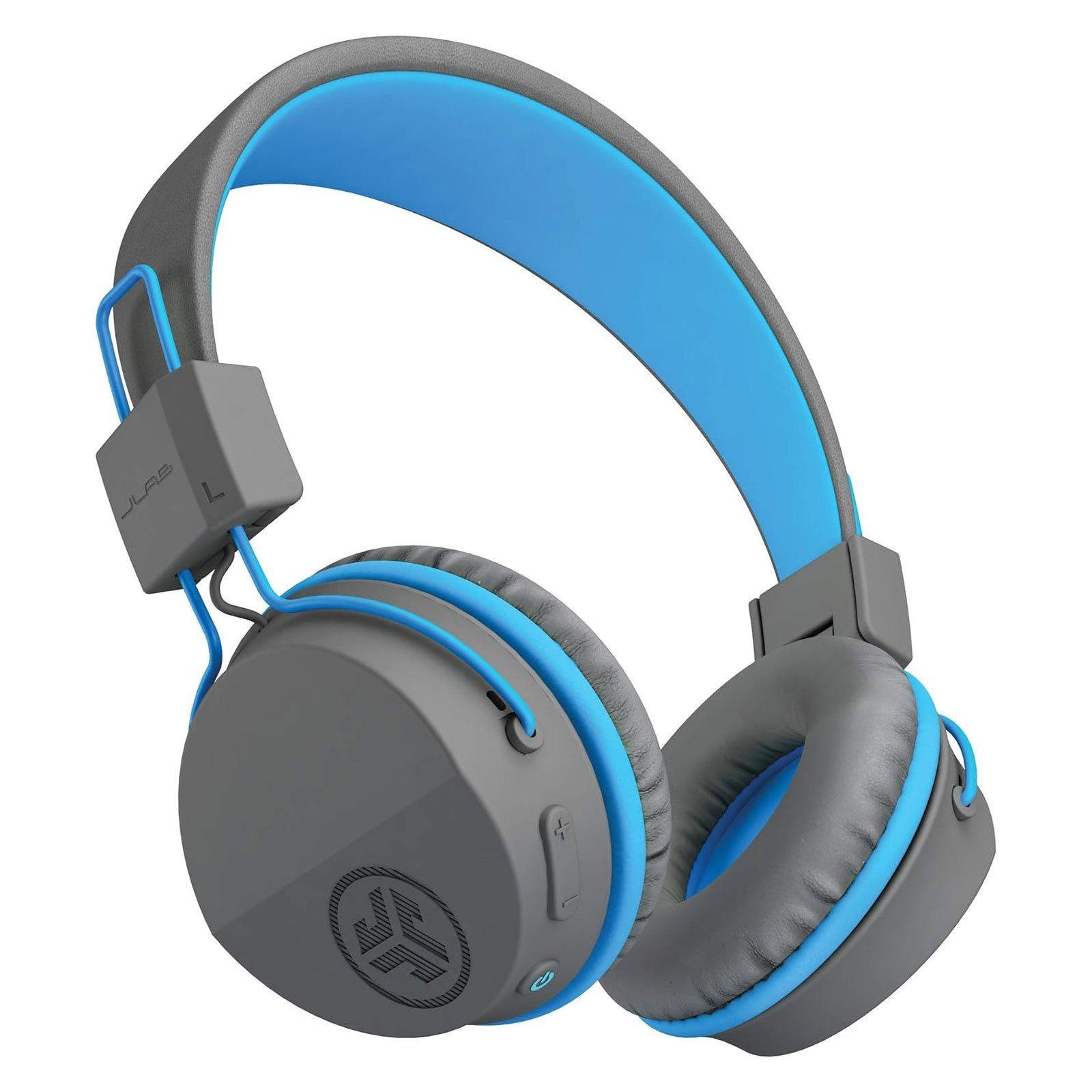 Jlab JBuddies Studio Kids Wireless Over-Ear-Kopfhörer (Kabellos, Kindgerecht unter 85dB, 24h Akku, Shareport) Blau | Over-Ear-Kopfhörer