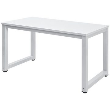 Fangqi Schreibtisch Laptoptisch 75x120x60cm,schwarz / Weiß / Natur / Walnuss Optik (Computertisch Bürotisch PC Tisch,ideal für das home office), Stahlgestell einfacher Aufbau