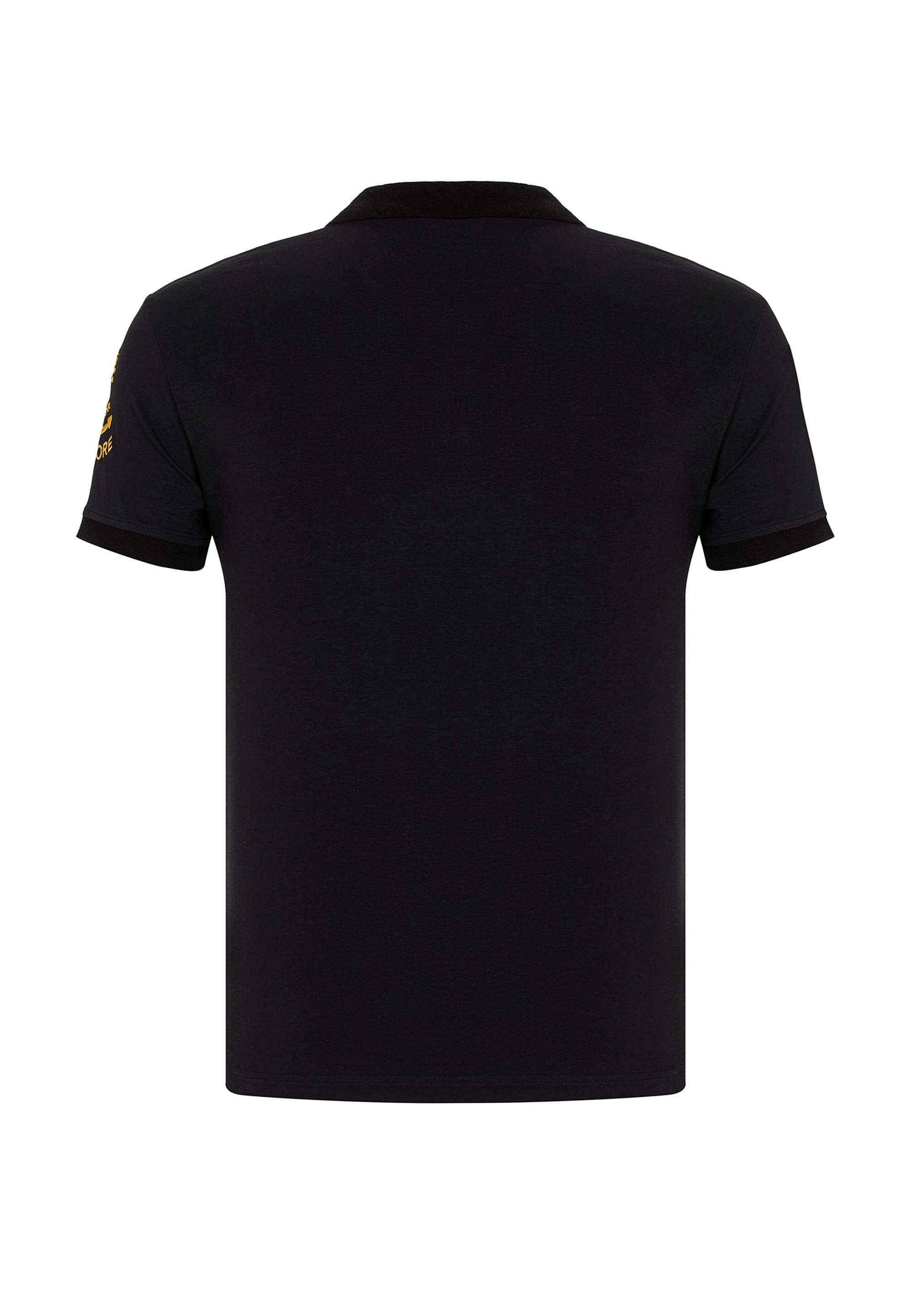 Baxx Poloshirt Cipo schwarz Marina-Look im &