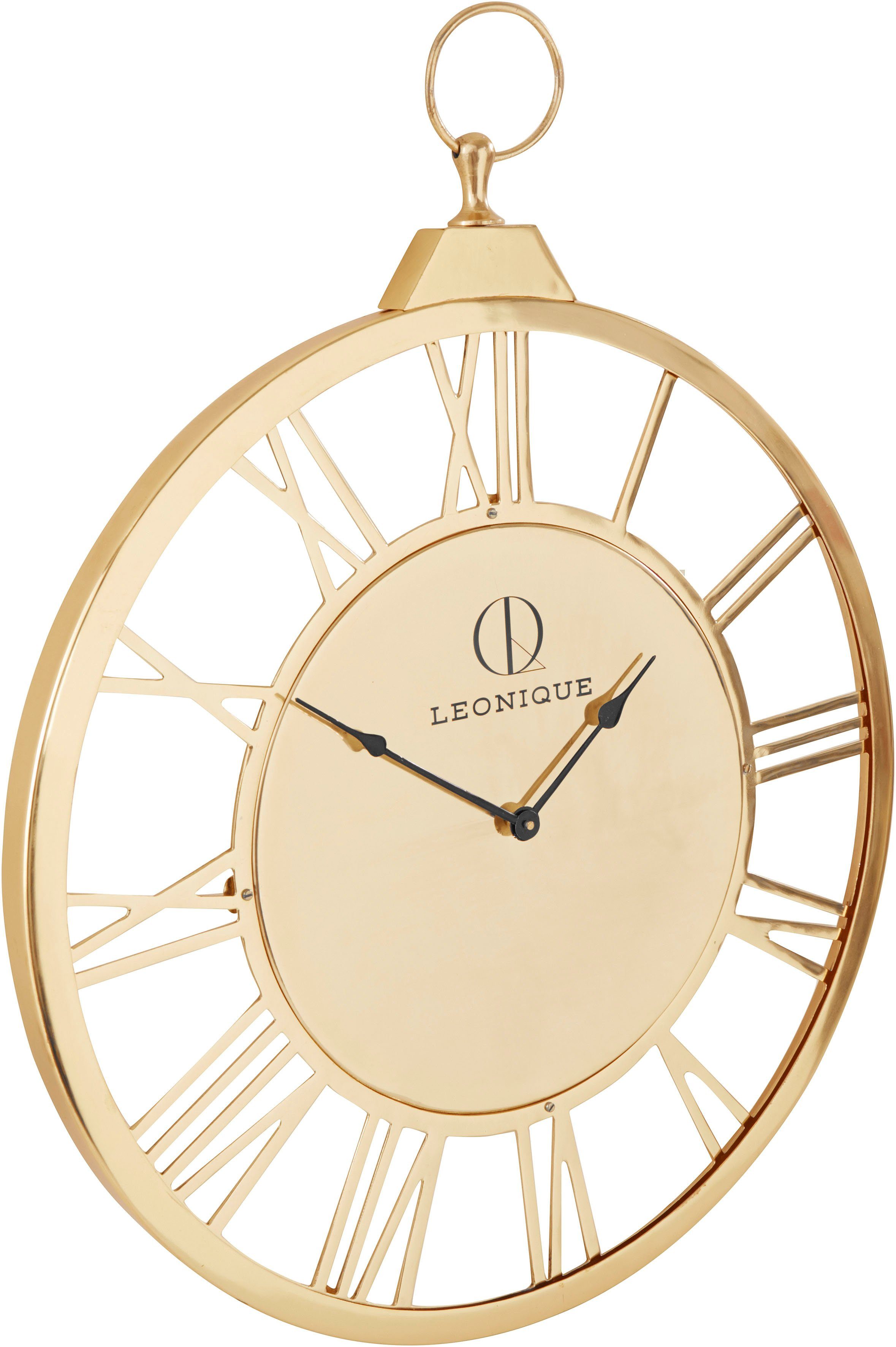 cm) Ziffern, Leonique 58 GOLD Leonique (römische Wanduhr