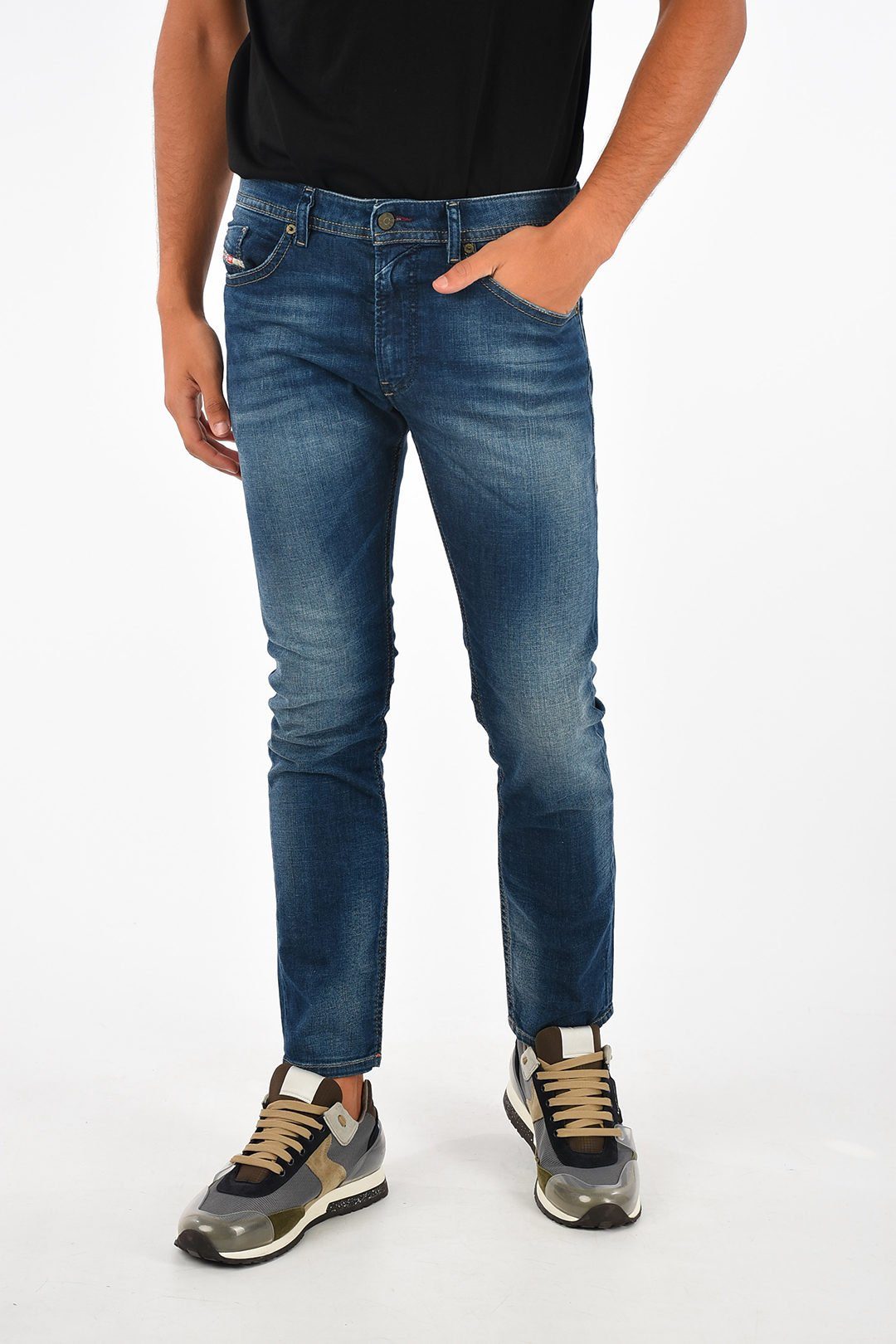Diesel Slim-fit-Jeans Herren Thommer 084GR 5-Pocket-Style