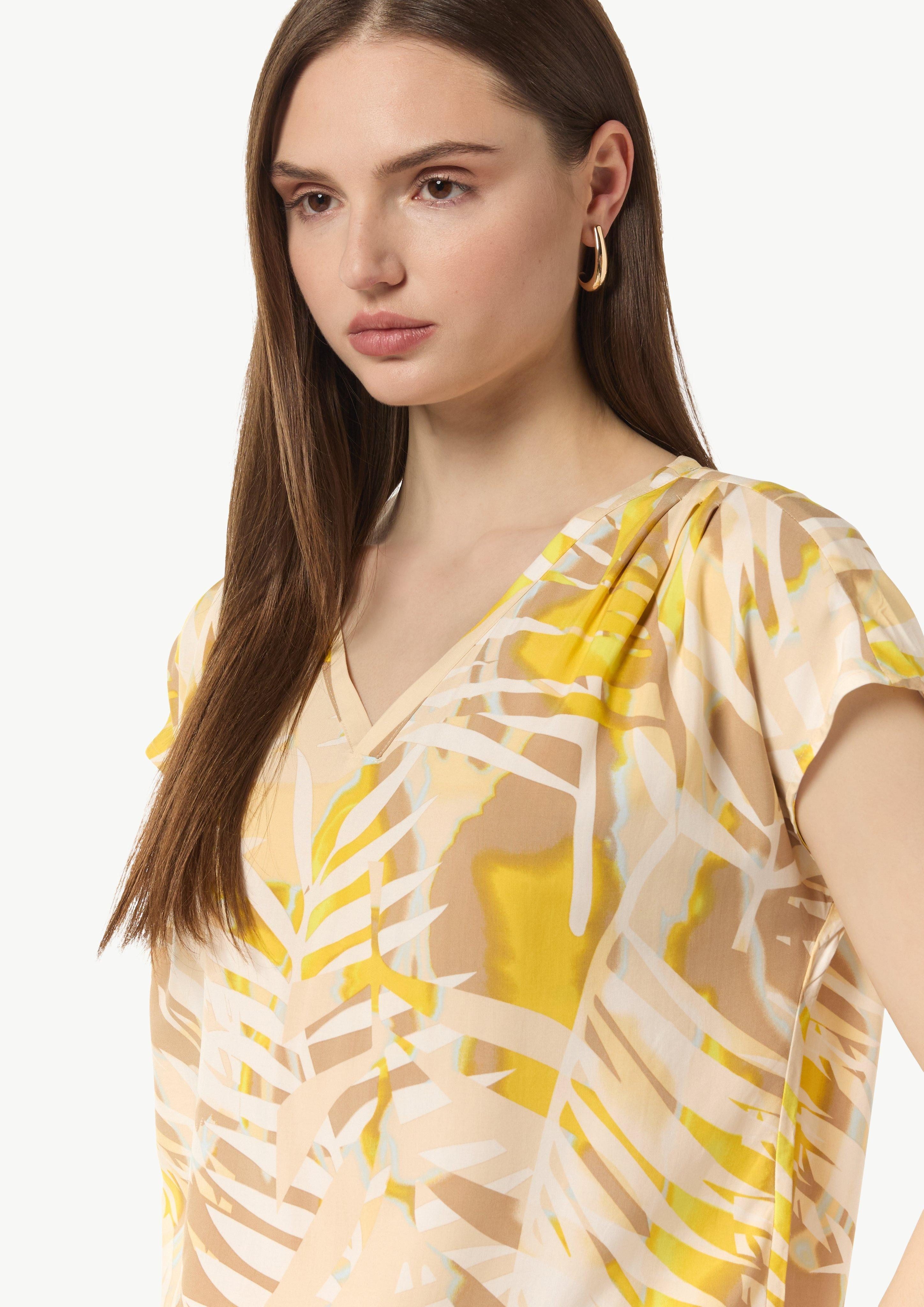 Comma Blusentop Blusenshirt mit All-over-Print günstig online kaufen