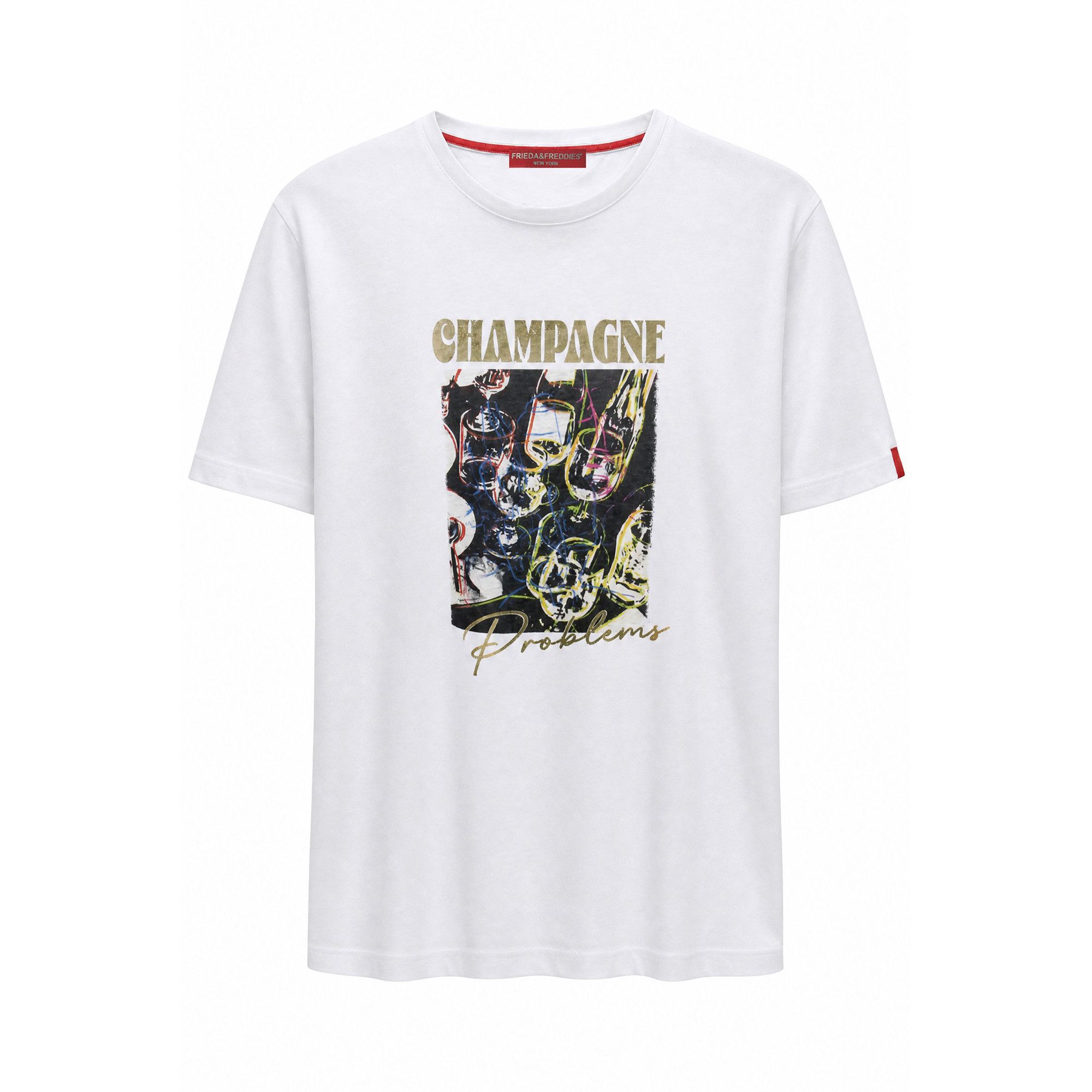 Frieda & Freddies NY T-Shirt `CHAMPAGNE`