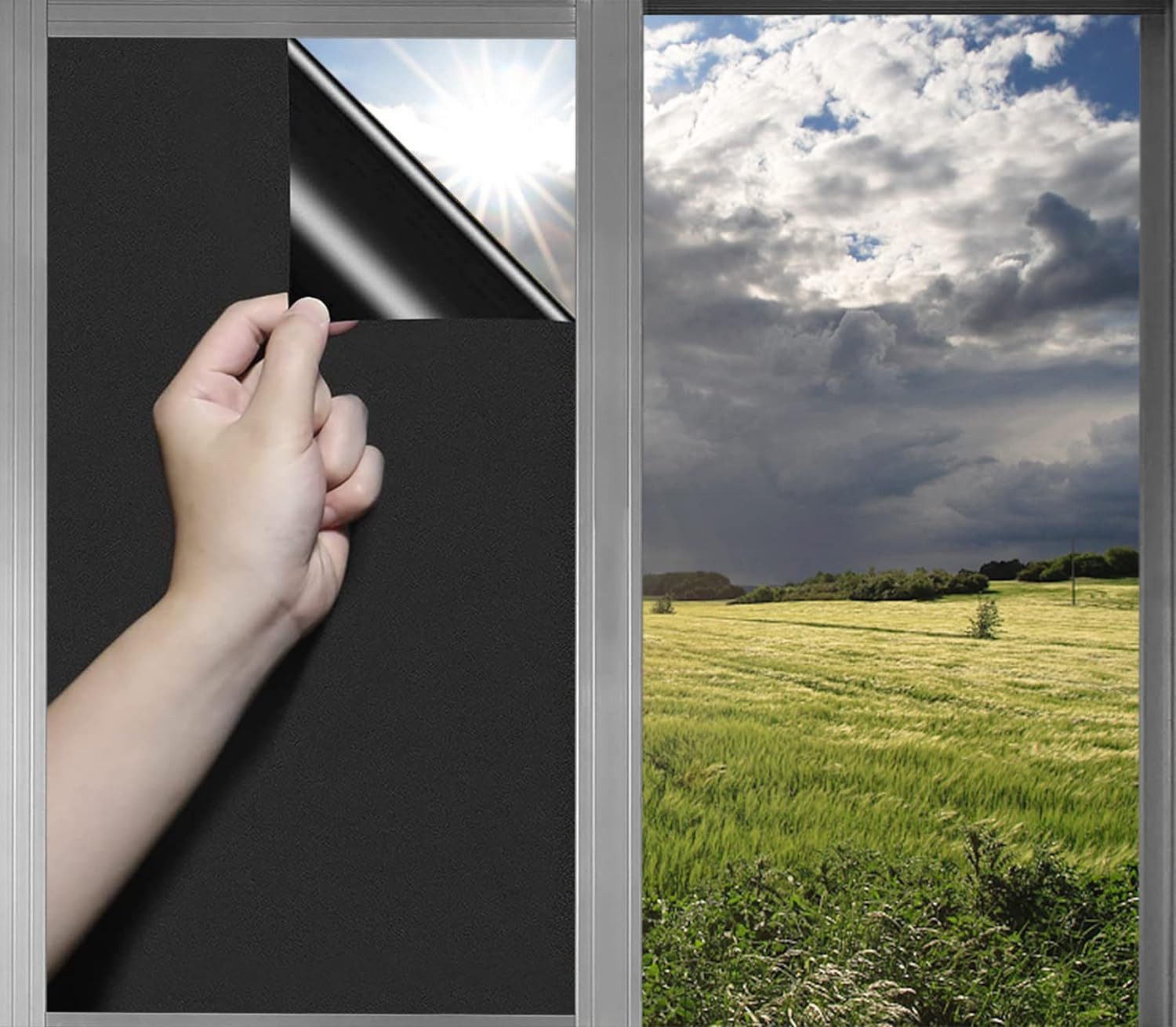 Sonnenschutzfolie Für Fenster - Reflektierend & Wärmeisolierend Mit 100% Sichtschutz