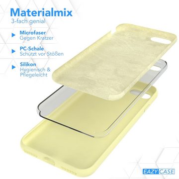 EAZY CASE Handyhülle Premium Case für iPhone SE 2022/2020, iPhone 8/7 4,7 Zoll, Slimcover Handy Softcase Silikon Schutzhülle mit Kameraschutz Gelb