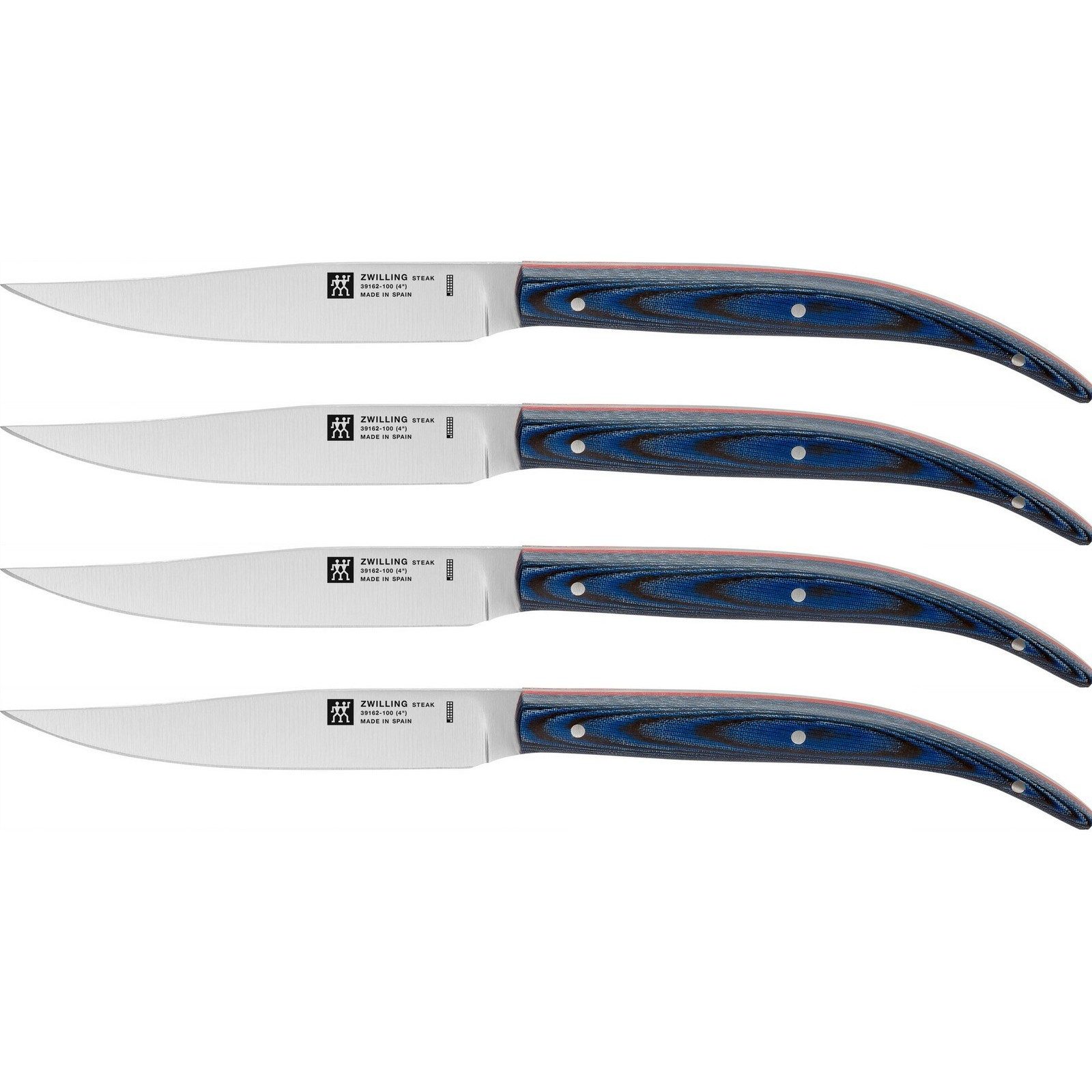 Zwilling Kochmesser Steak Sets, Blau