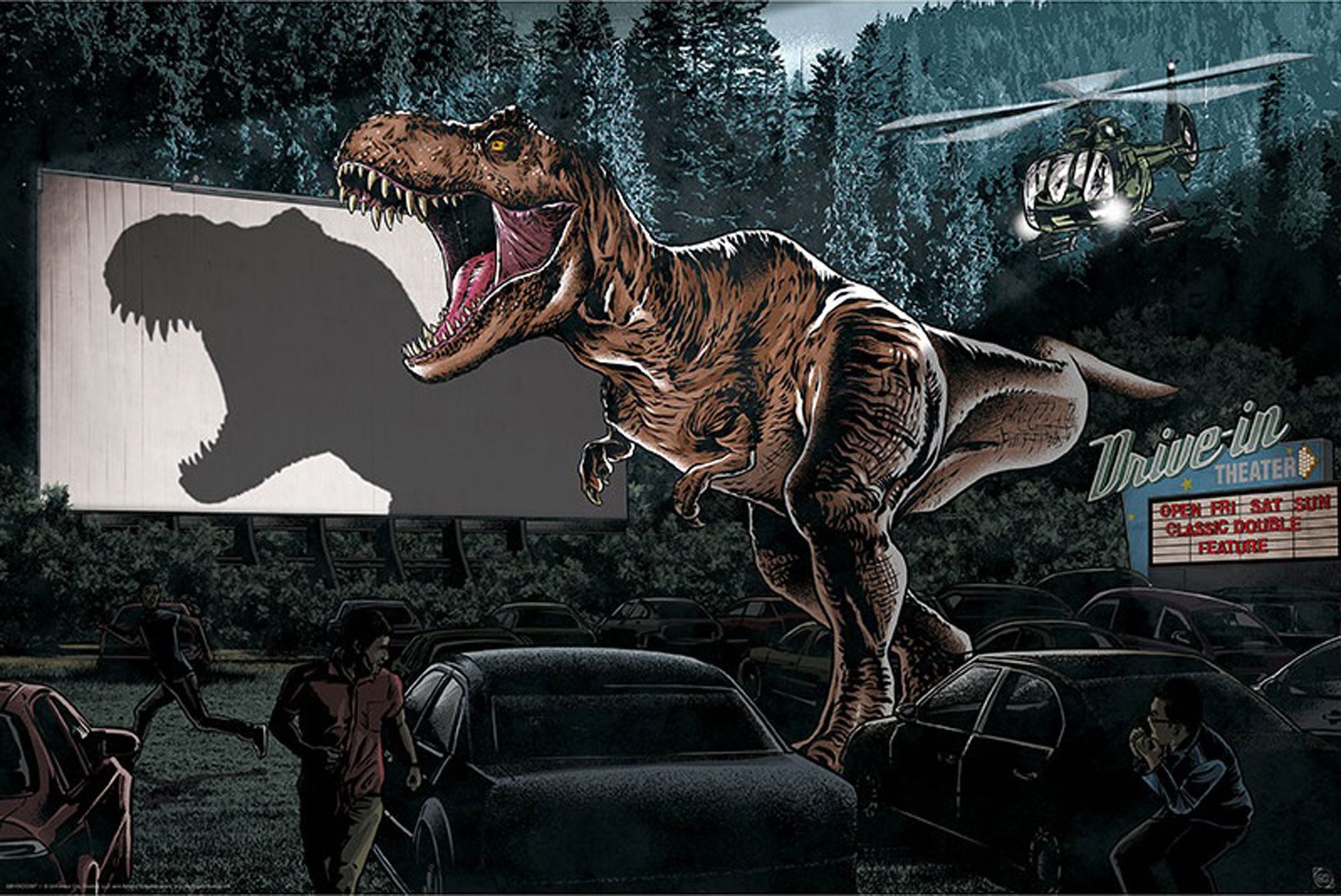 Poster Jurassic World - Плакат - Cinema