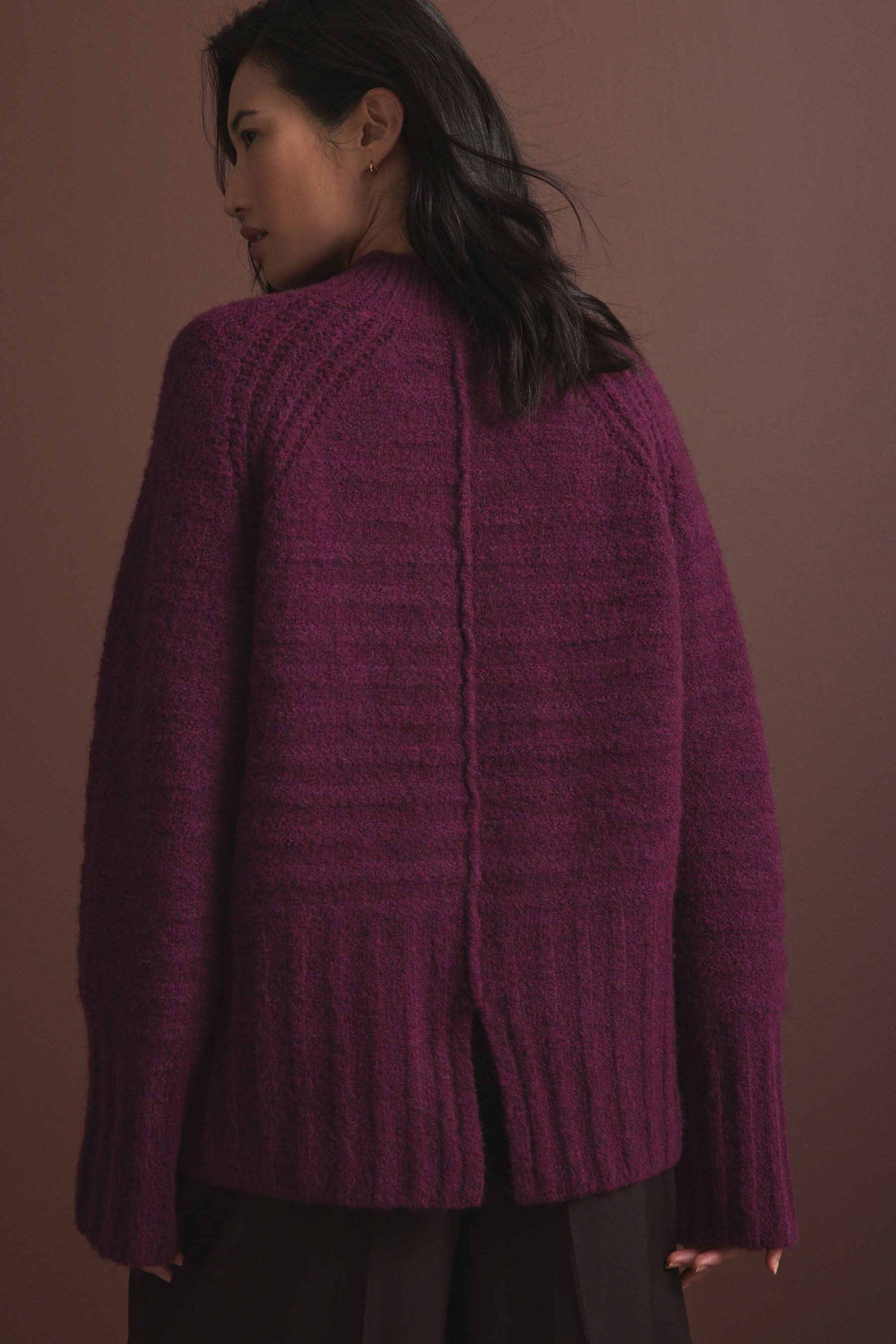 Next Stehkragenpullover Strukturierter Strickpullover mit Stehkragen günstig online kaufen