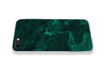 MuchoWow Handyhülle Marmor - Limone - Grün - Strukturiert - Marmoroptik, Handyhülle Apple iPhone SE (2020), Smartphone-Bumper, Print, Handy