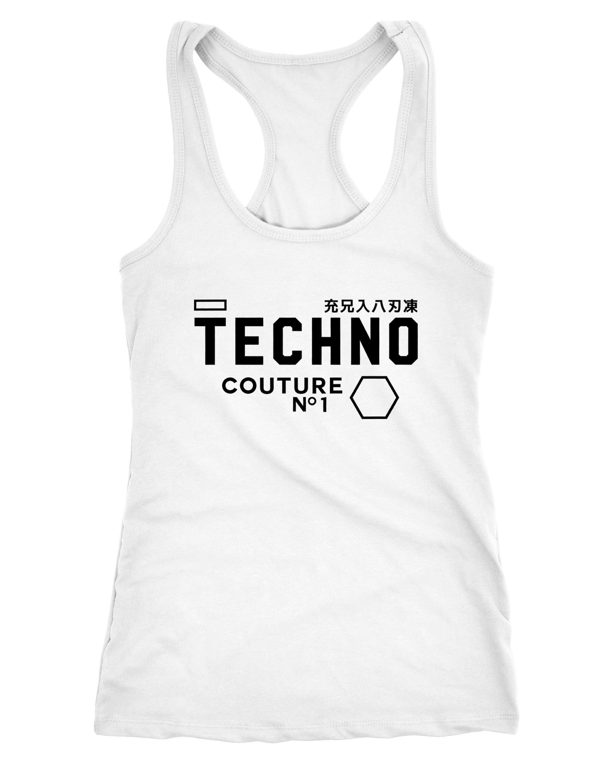 Neverless Tanktop Tank-Top Techno Logo Schrift günstig online kaufen
