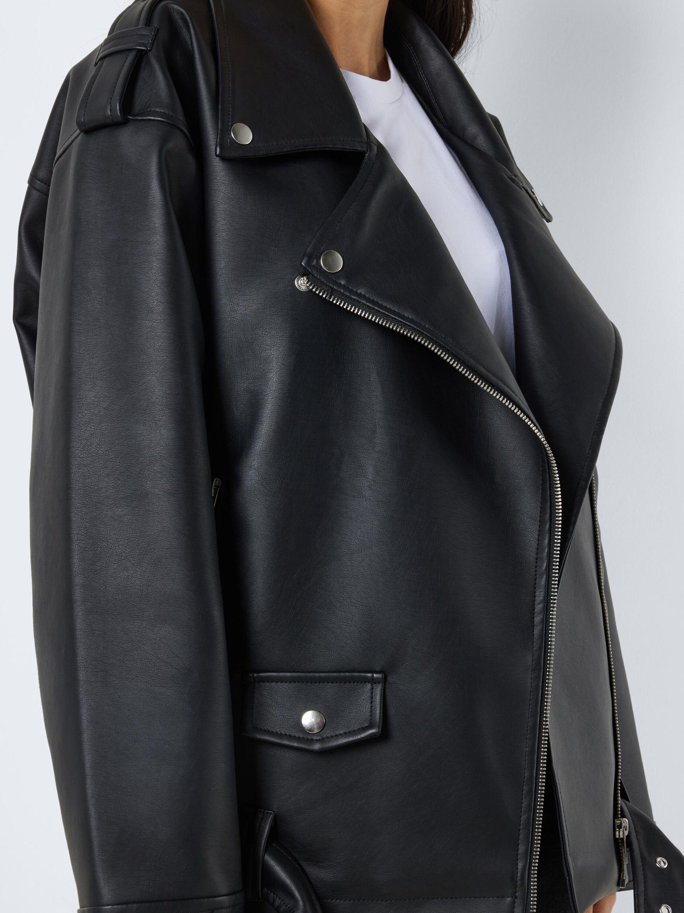 Noisy may Lederjacke NMPaulina (1-St) – Bild 4 von 5