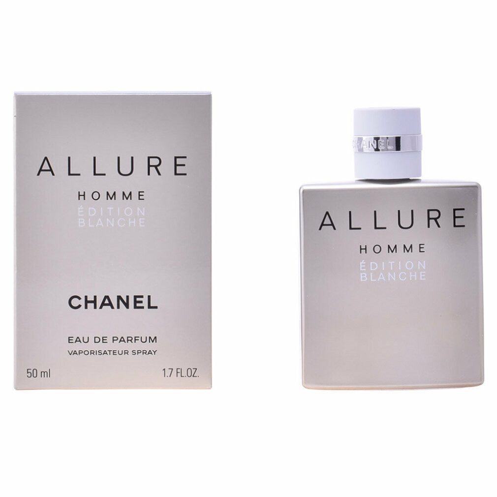 CHANEL Eau de Parfum Allure Homme Edition Blanche, Glasflakon, Parfüm EDP, Herrenduft