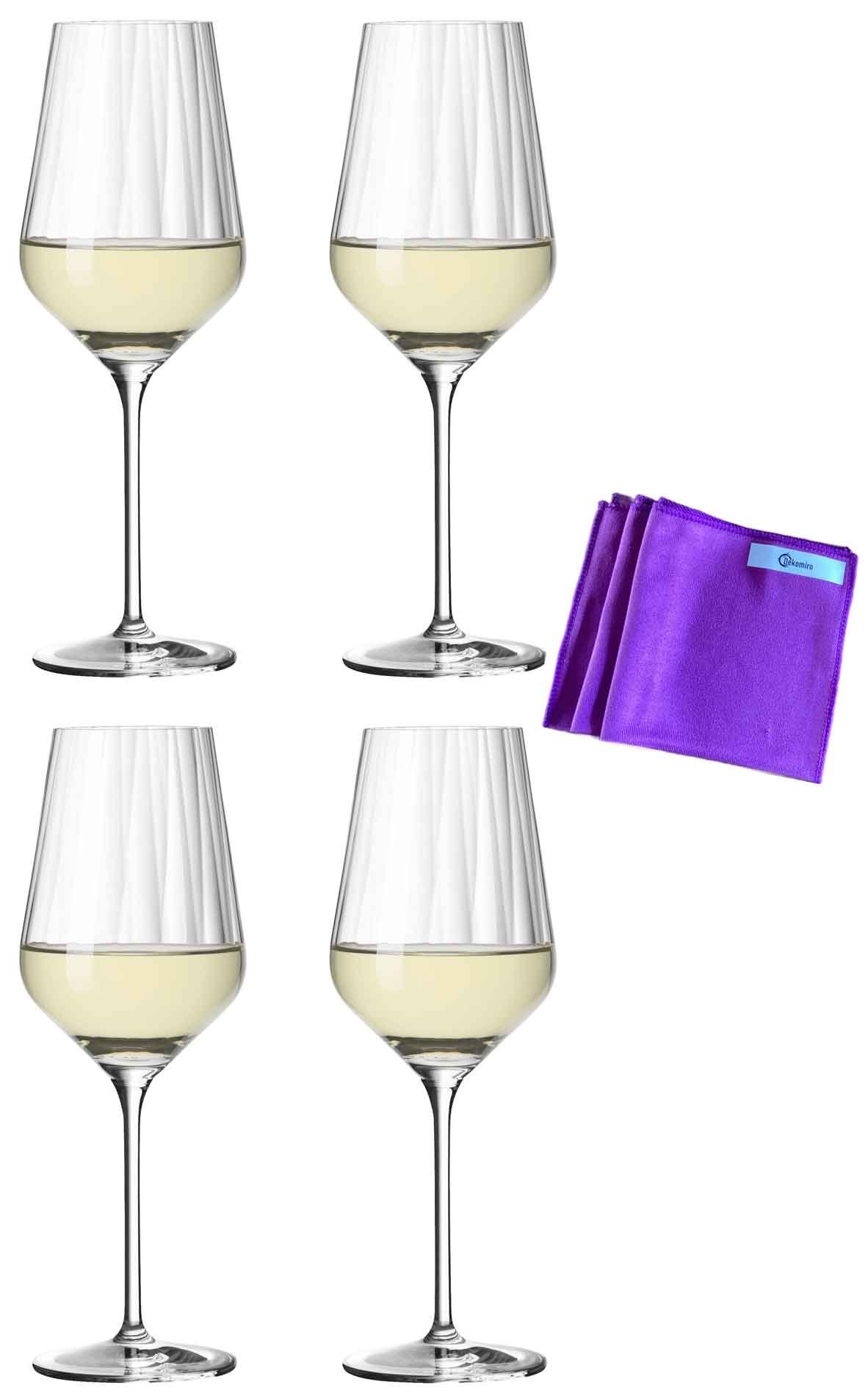 Weißweinglas Sternschliff Weißwein 4er-Set neu im Dekomiro Set