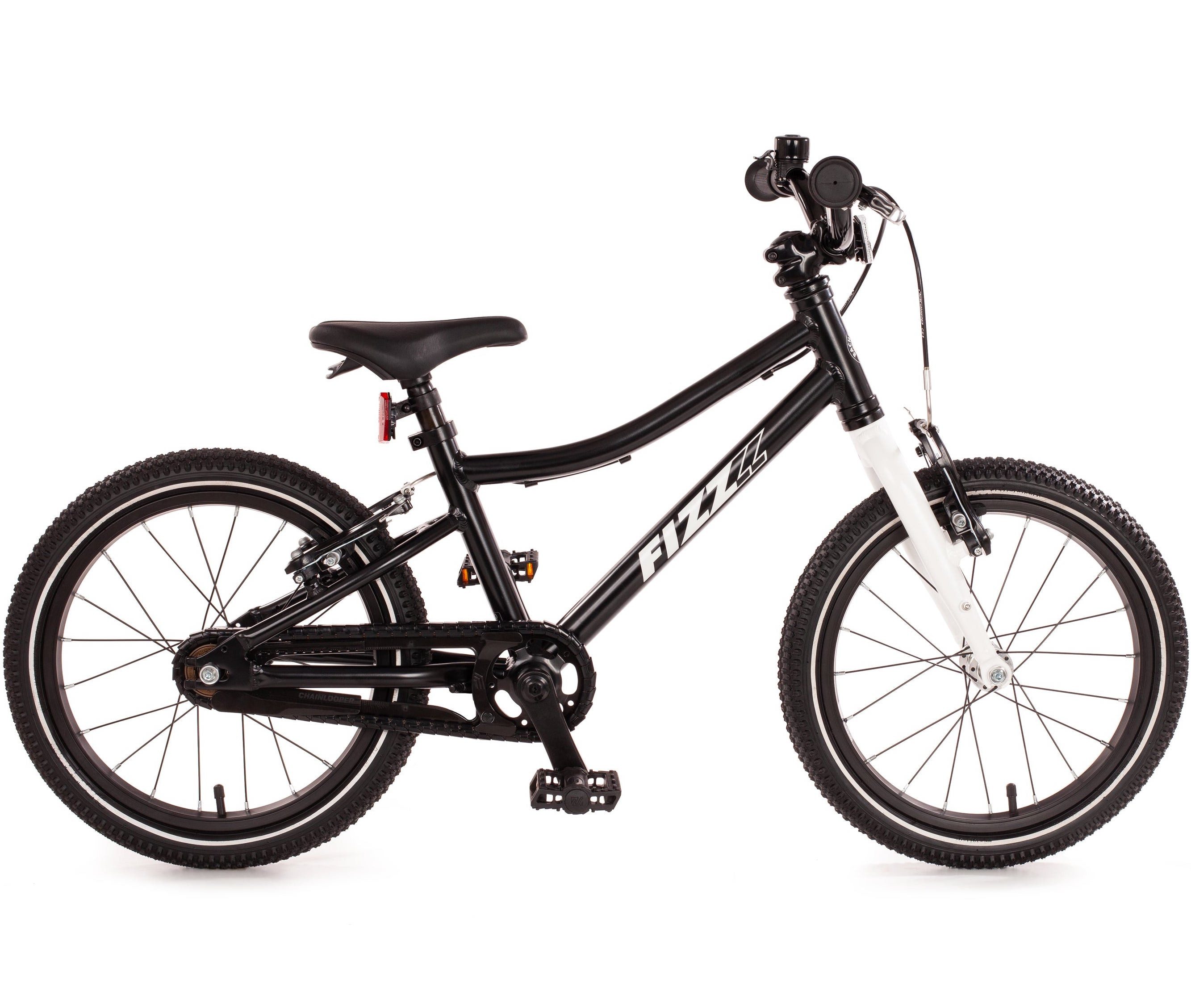 Bachtenkirch Kinderfahrrad FIZZ 16 Zoll Schwarz Matt Superleichtes Kinderrad Fahrrad ab 3 Jahre, Leicht (ca. 6 kg), Vormontiert, Qualitativ Hochwertig