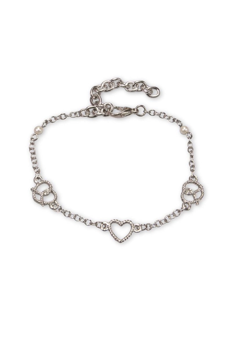 Alpenflüstern Armband Armband Damen - BREZE & HERZ - gold, silber