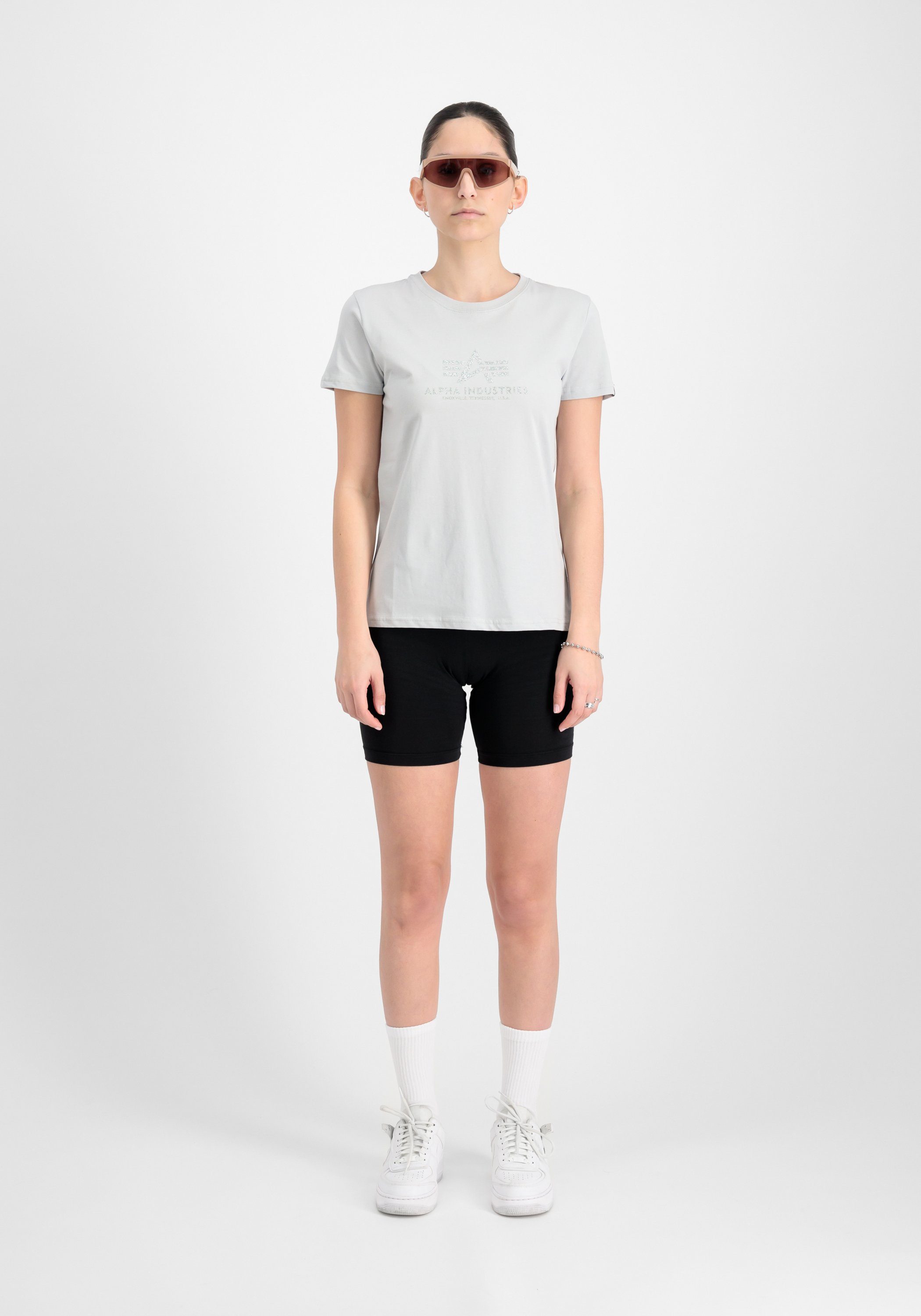 Alpha Industries T-Shirt "New Basic T-Shirt BL Glitter W" günstig online kaufen
