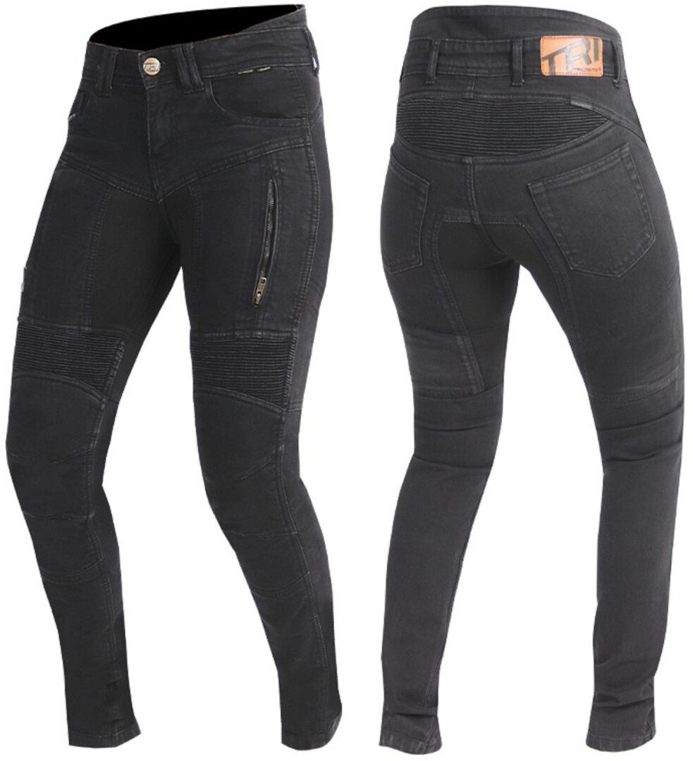 Motorradhose Parado Black Monolayer Slim Damen Motorrad Jeans