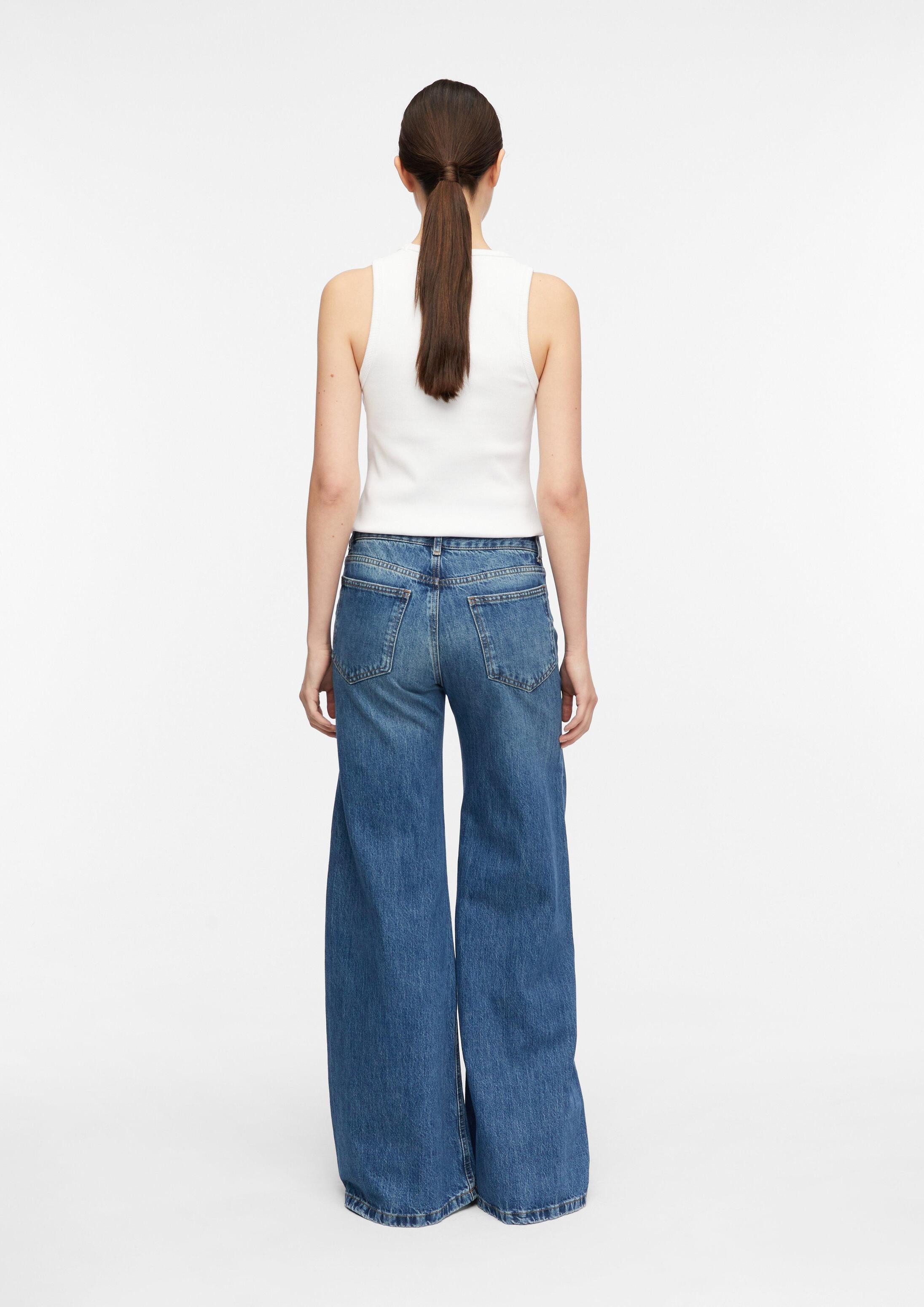 comma Weite Jeans Jeans-Hose ANNA - Wide Leg Jeans