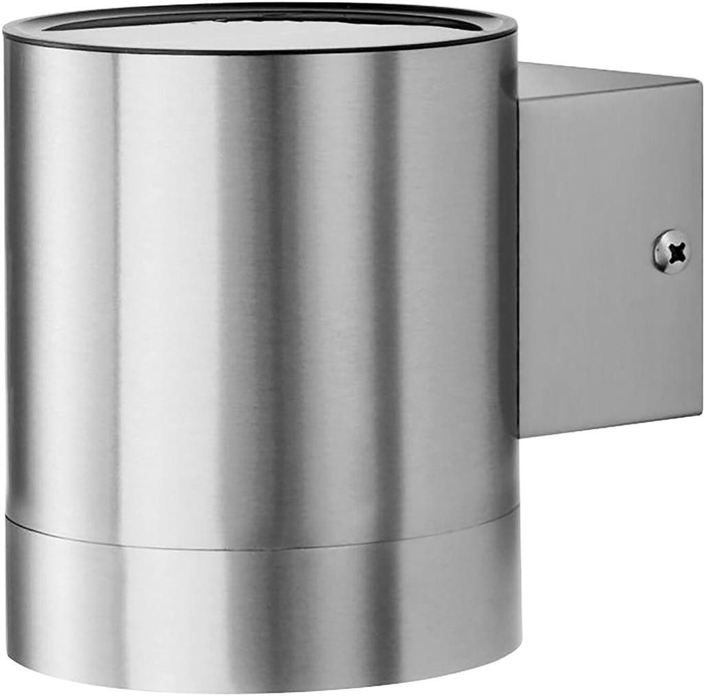 smartwares LED Solarleuchte Smartwares GWS-001-DS Solarwandleuchte – Solarbetrieb – LED-Licht, Tag/Nacht Sensor, Edelstahl, GWS-001-DS