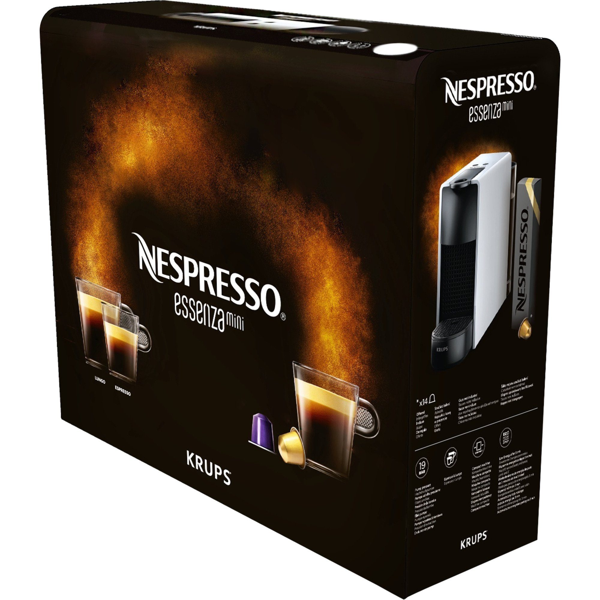 Nespresso Kapselmaschine Weiss-XN1101 XN1101 Krups Mini Krups Essenza