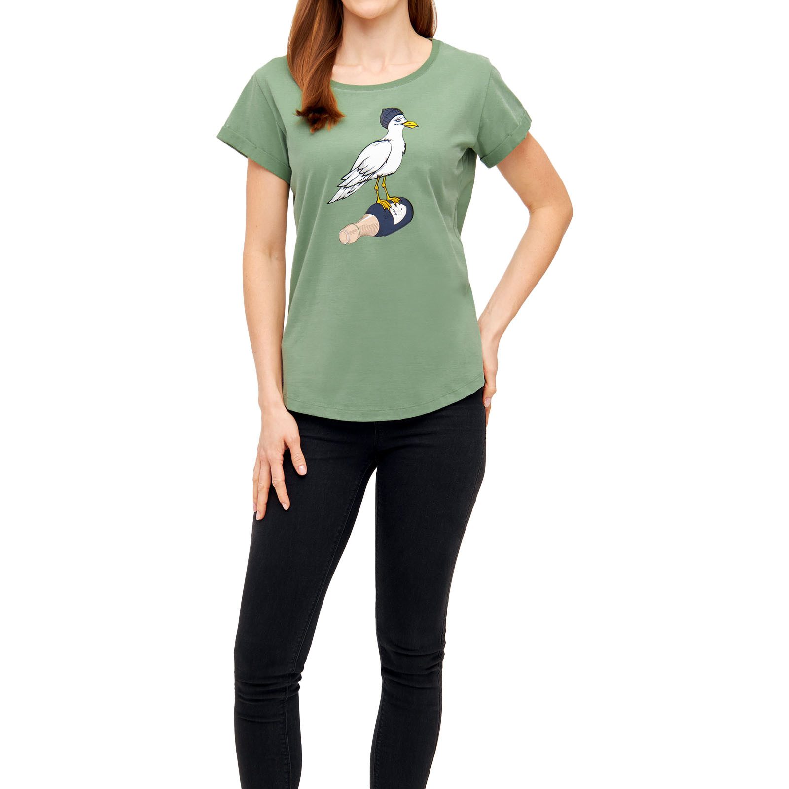 Derbe T-Shirt Sturmmöwin aus Bio-Baumwolle günstig online kaufen