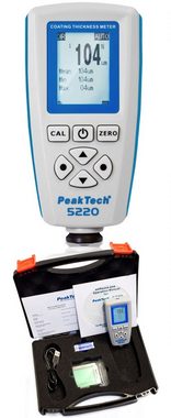 PeakTech Fühlerlehre PeakTech 5220: Schichtdicken-Messgerät bis 1300 µm ~ für Fe und Non-Fe, 1-St.