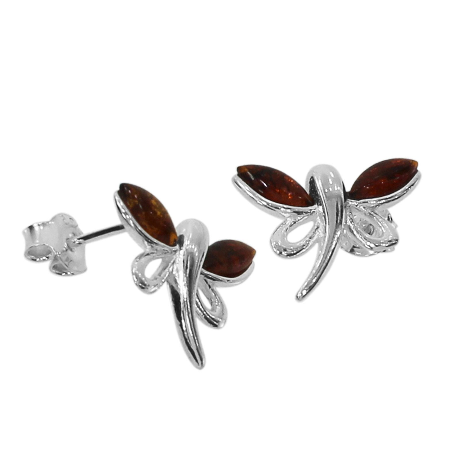 OSTSEE-SCHMUCK Paar Ohrstecker Ostsee-Schmuck Ohrstecker Schmetterling Ohrs günstig online kaufen