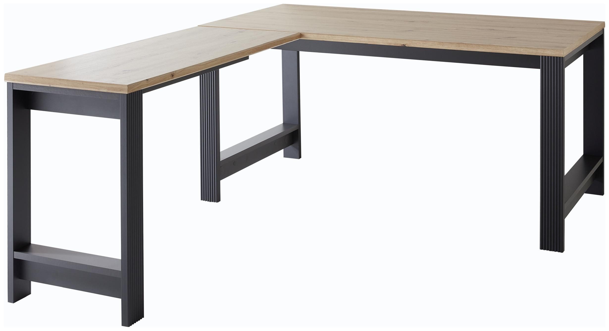 Bega Consult Schreibtisch Eckschreibtisch JASMIN Graphit Artisan Eiche Nach günstig online kaufen