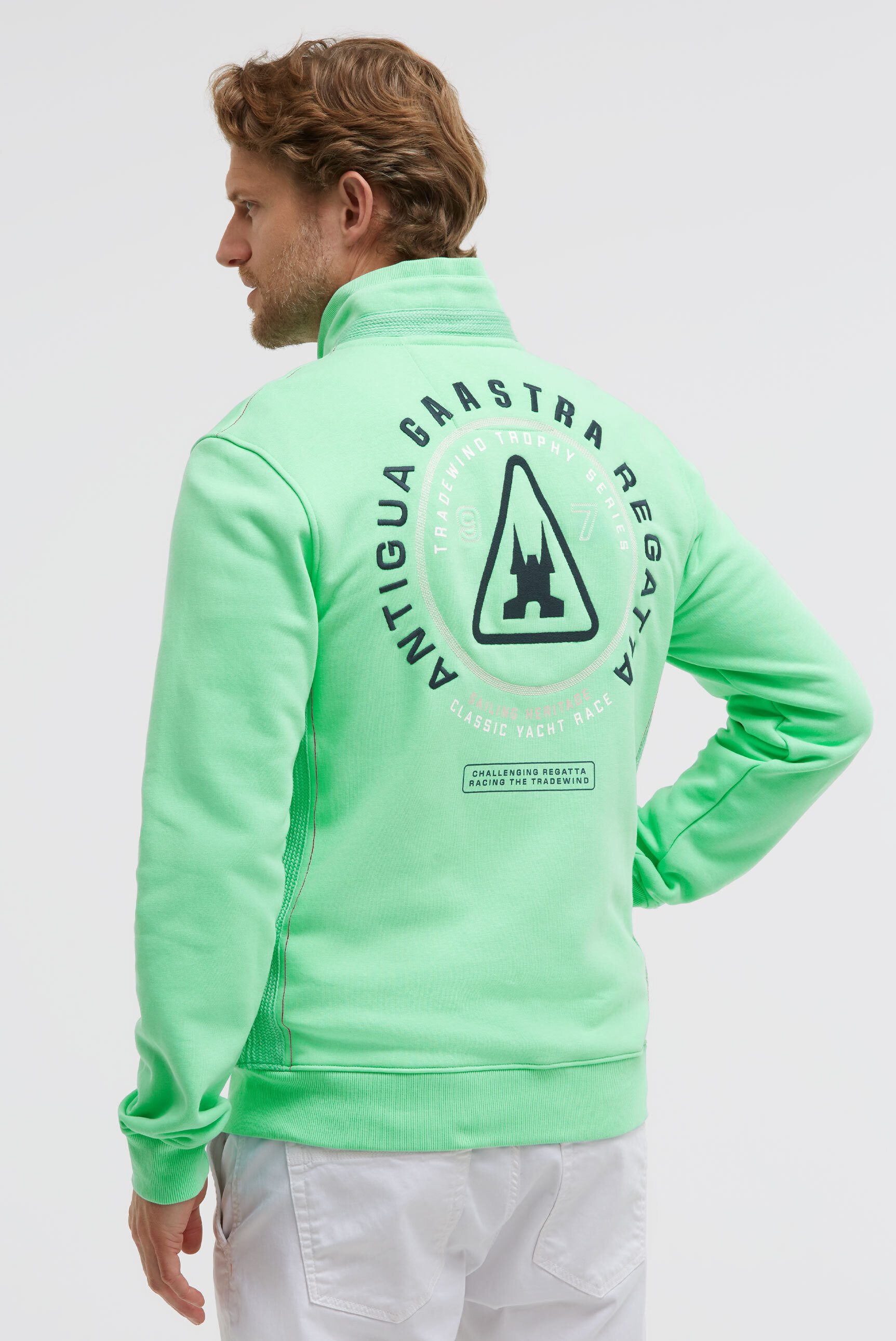 Gaastra Sweatjacke mit Stehkragen
