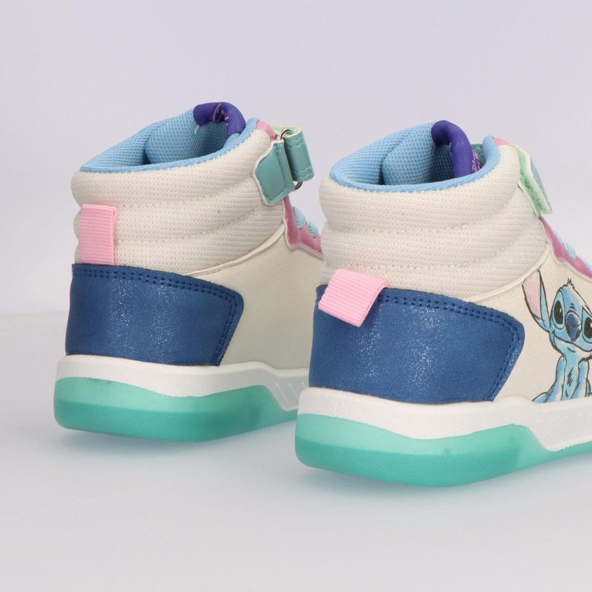 Disney Stitch Kinder Freizeitschuhe mit Licht sportliche Schuhe Schule Sneaker (Packung) – Bild 4 von 5