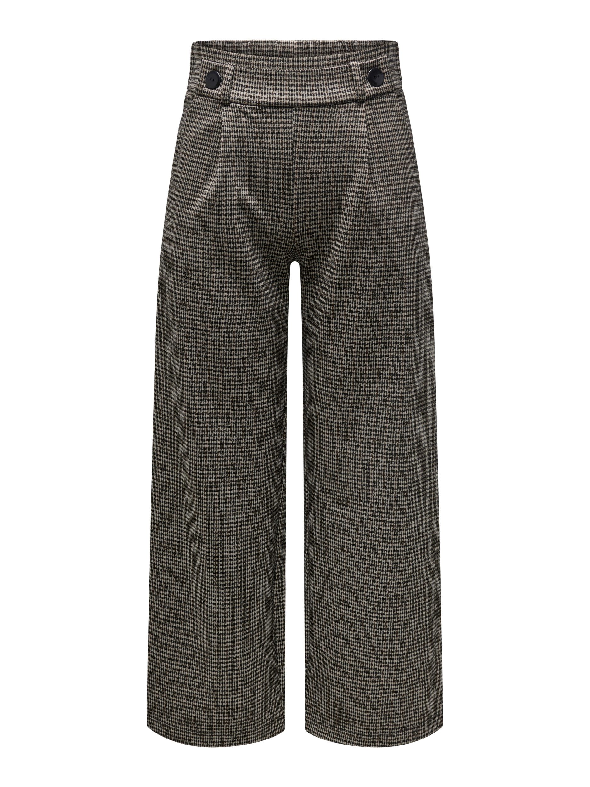 JDY Chinos JDYGEGGO MIA LONG CHECK PANT JRS NO, Cobblestone/MINI CHECK