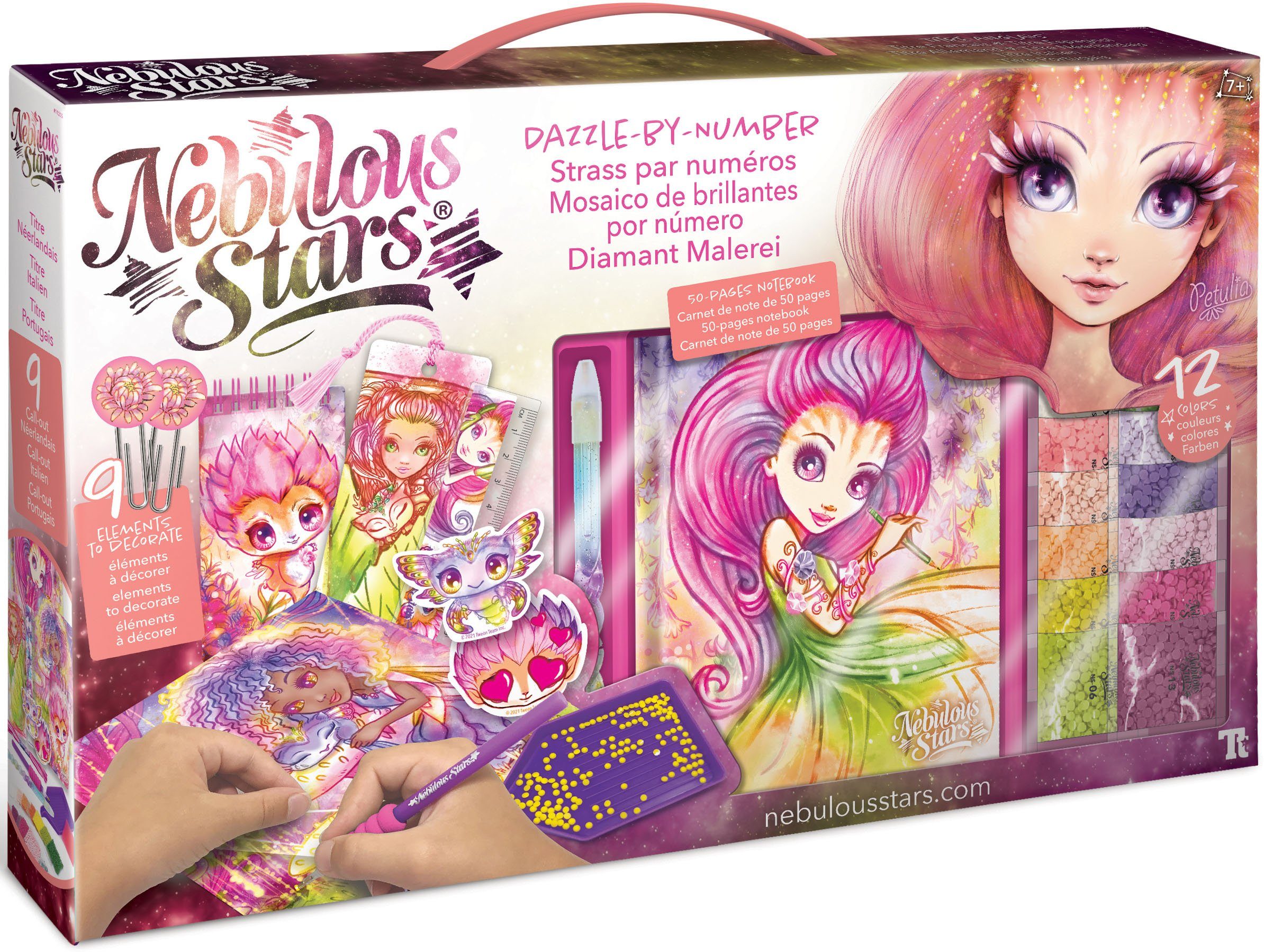 Nebulous Stars Kreativset Strass nach Zahlen Schreibwaren Deluxe Set