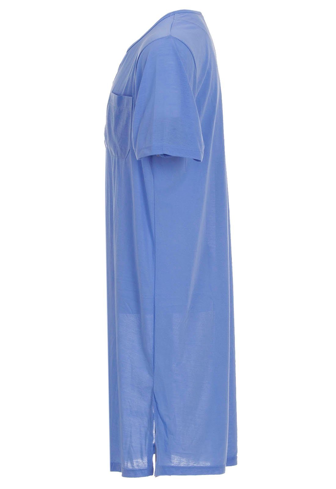 Lucky Nachthemd Nachthemd Kurzarm - Uni günstig online kaufen